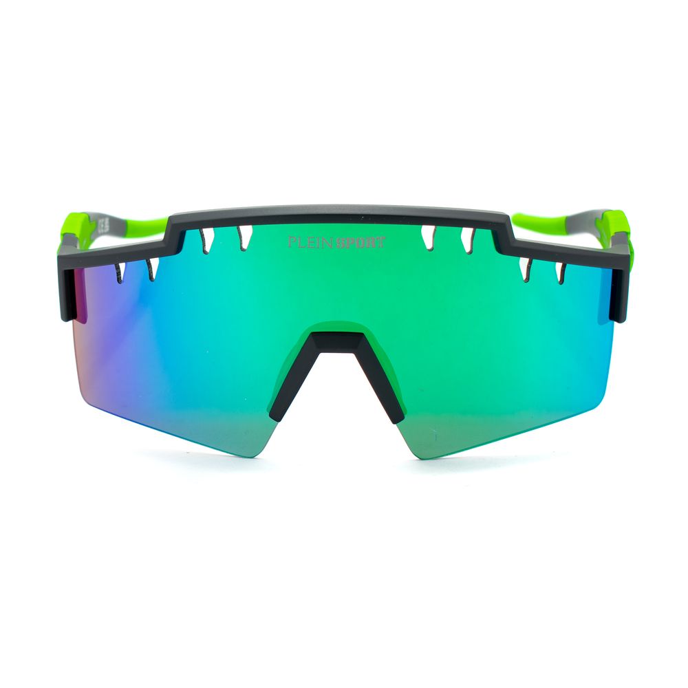 Мъжки слънчеви очила Men’s sunglasses PLEIN SPORT SSP001 U28V Black / Green front view