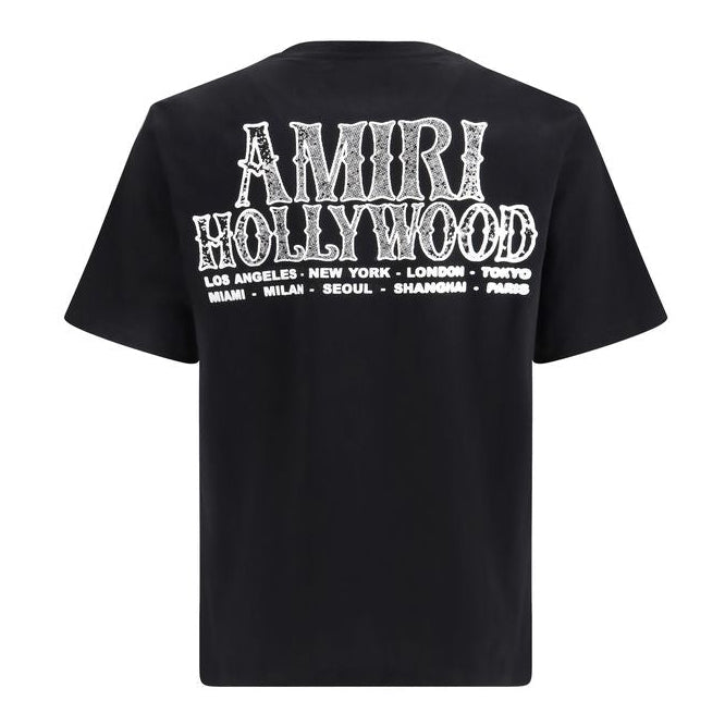 Мъжка тениска Men’s t-shirt Amiri Hollywood AMTOJR1035001 Black back view