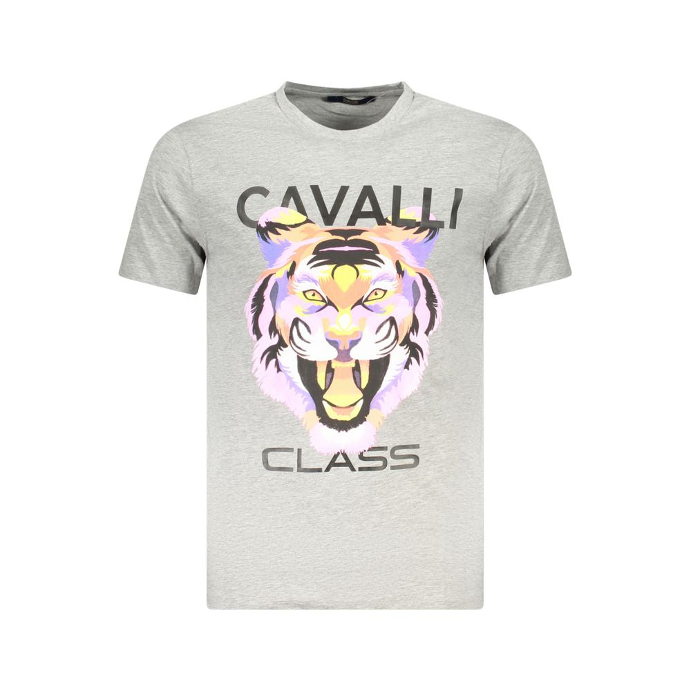Мъжка тениска Men's t-shirt Cavalli Class TXT60FJD060 05014 Gray
