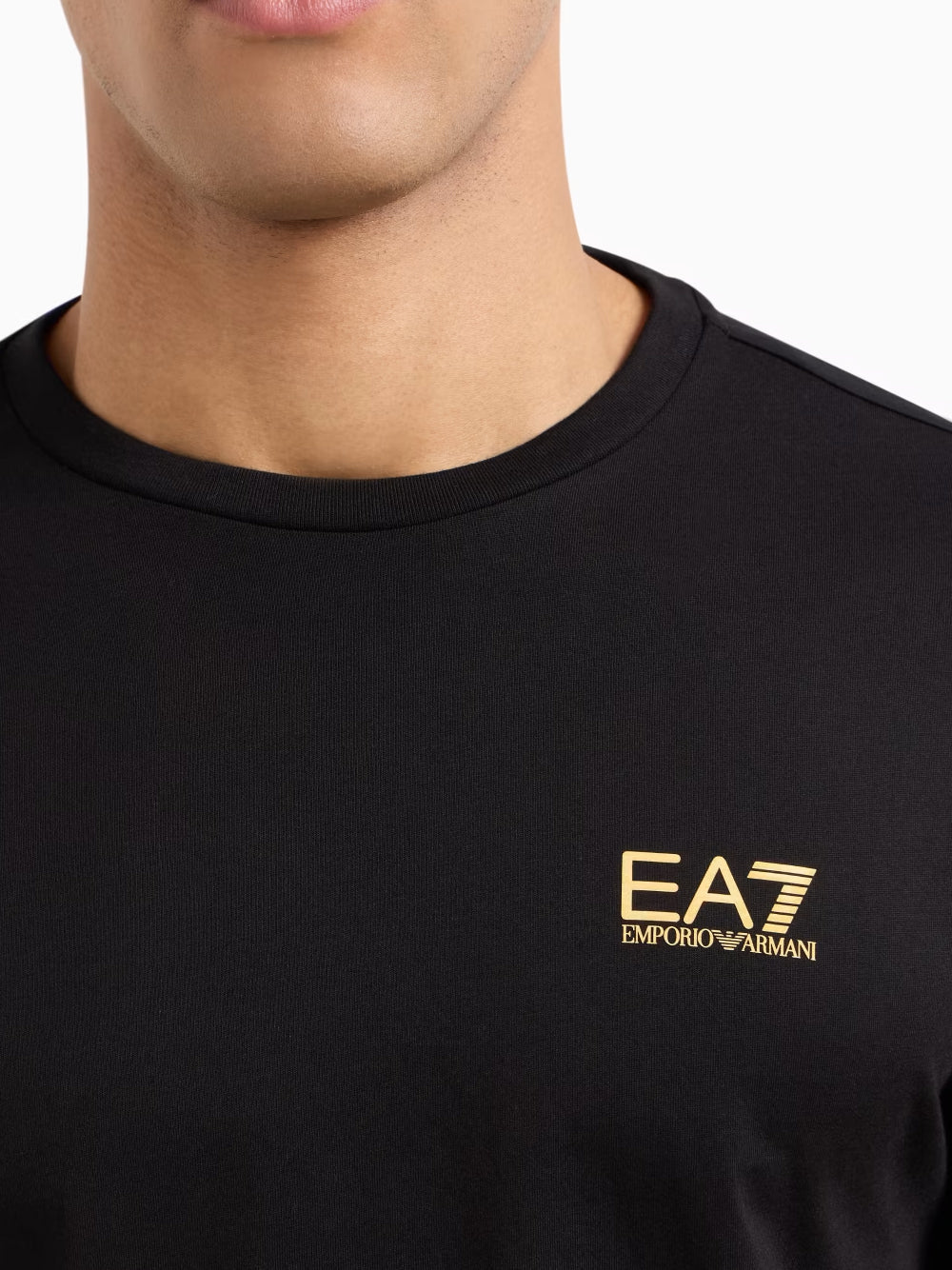 Мъжка тениска Men’s t-shirt EA7 Emporio Armani 8NPT25 PJVPZ 0208 close up view