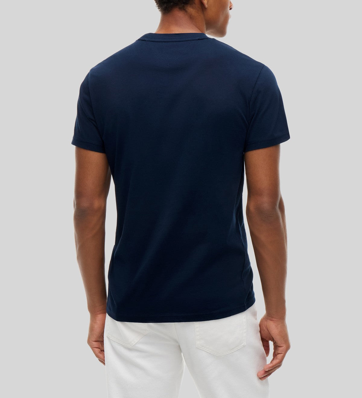 Мъжка тениска Men’s t-shirt Tommy Hilfiger Jeans DM0DM23715 C1G Dark Blue back view