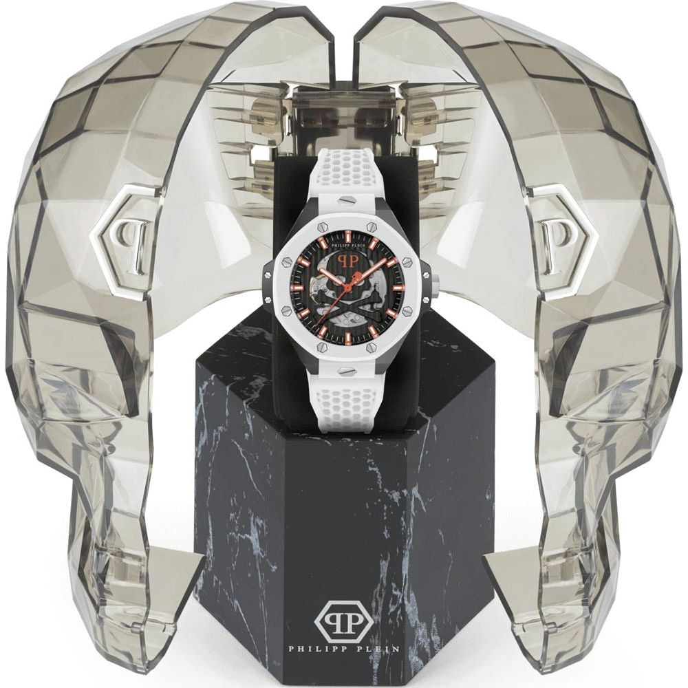 Мъжки часовник Men’s watch Philipp Plein Skeleton Royal Automatic PWPFA0724 White box view