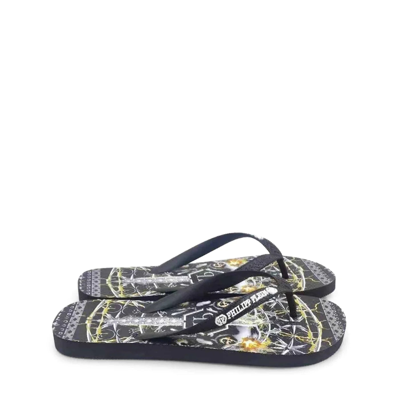 Мъжки джапанки Men's flip-flops Philipp Plein IMPS901 BLACK/MULTI side view