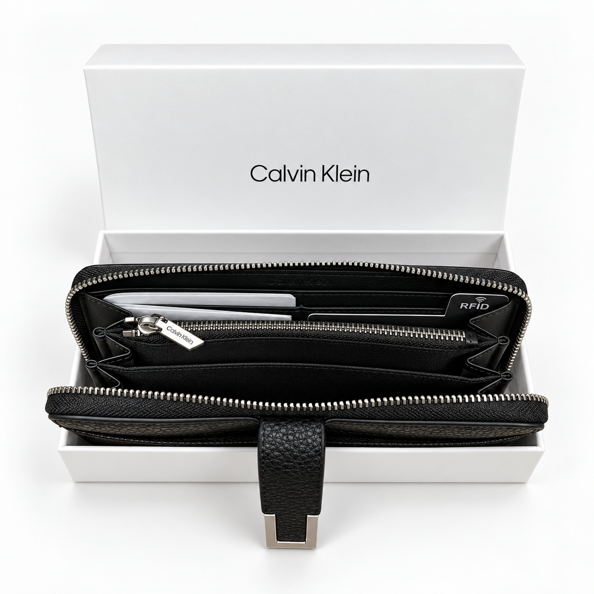 Клъч портмоне Unisex clutch wallet Calvin Klein
K60K610487 BAX top view
