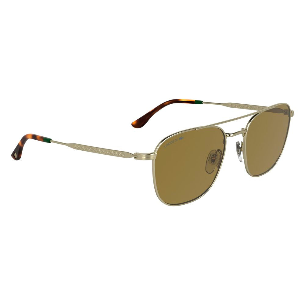 Слънчеви очила Unisex metal sunglasses LACOSTE L269S 710 Golden angled view