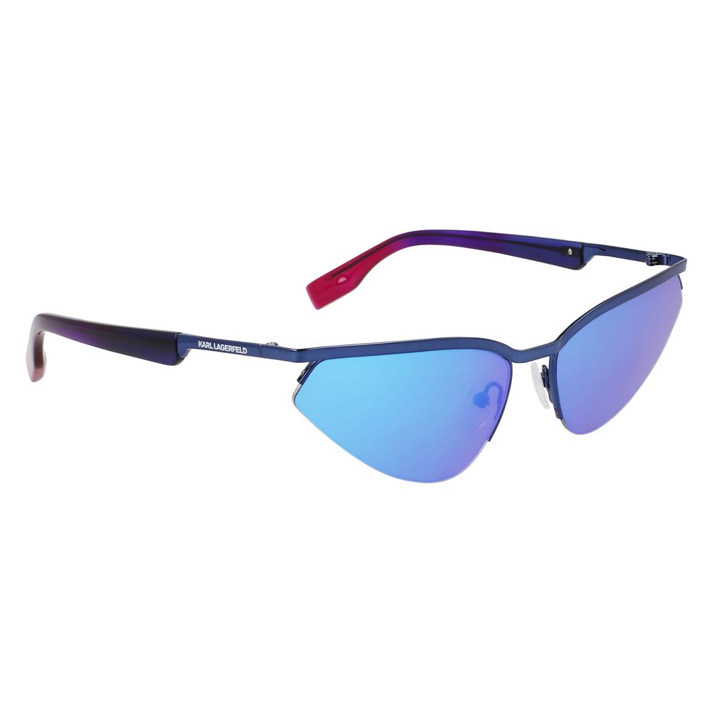 Слънчеви очила Unisex sunglasses KARL LAGERFELD KL352S 404 Blue angled view