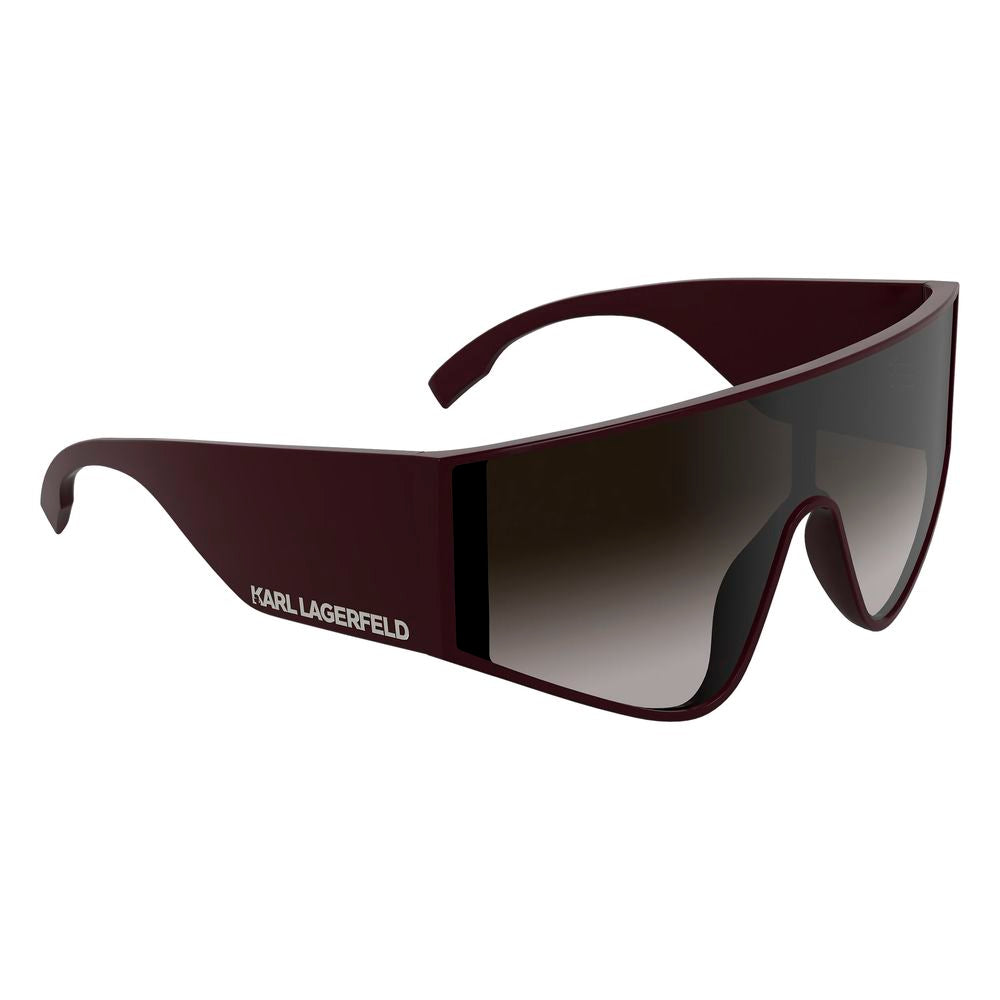 Унисекс слънчеви очила Unisex sunglasses KARL LAGERFELD KL6209S601 Burgundy angled view