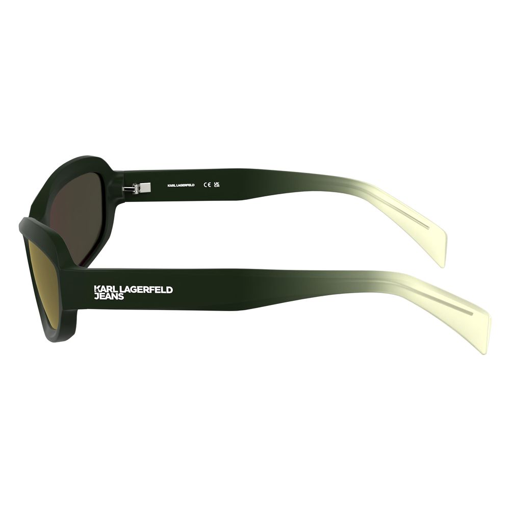 Слънчеви очила Unisex sunglasses Karl Lagerfeld Jeans KLJ6200S 305 Dark Olive Green + Light Lime side view