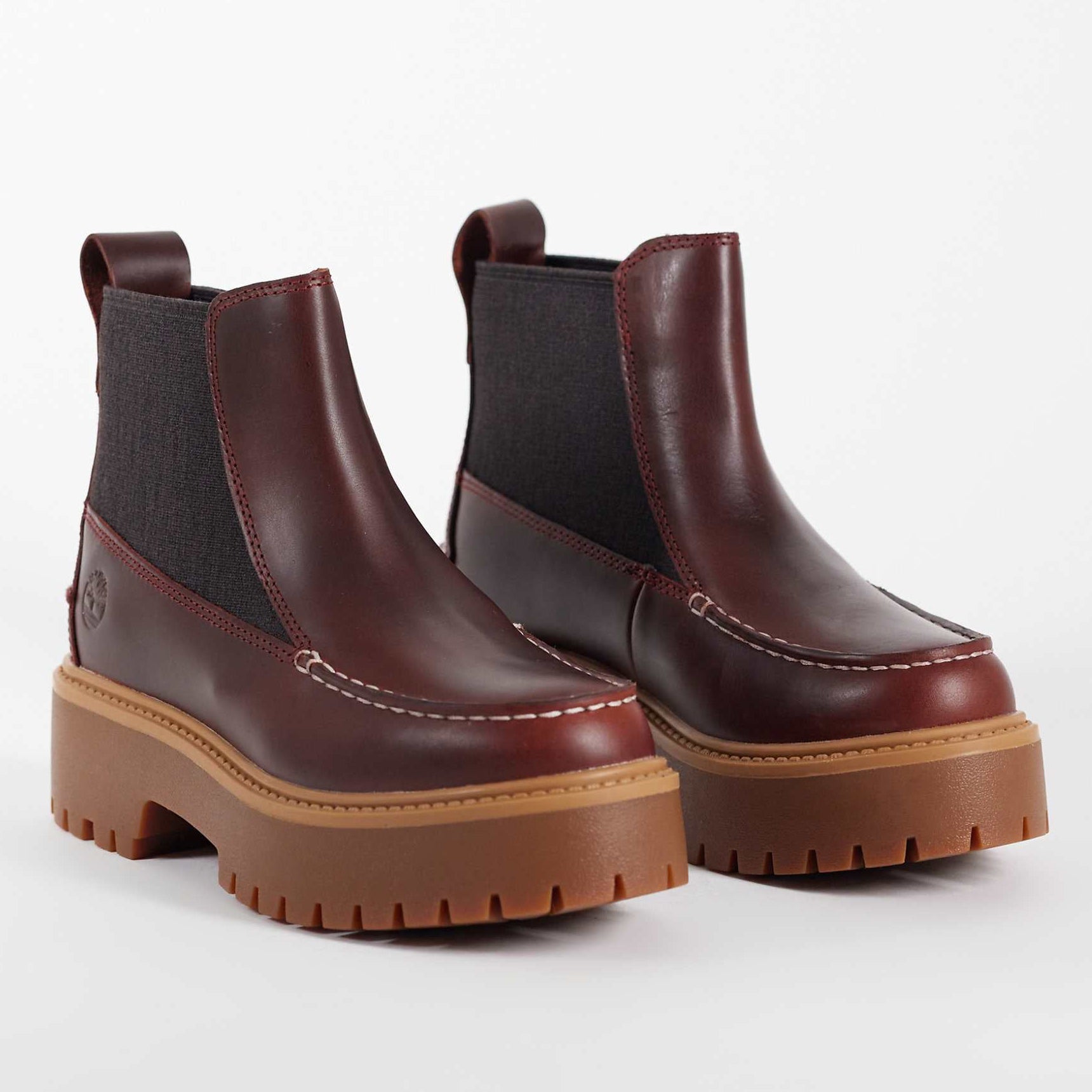 Дамски боти Women’s Platform Chelsea Boots Timberland Stone Street TB0A5TGPEIW Burgundy
