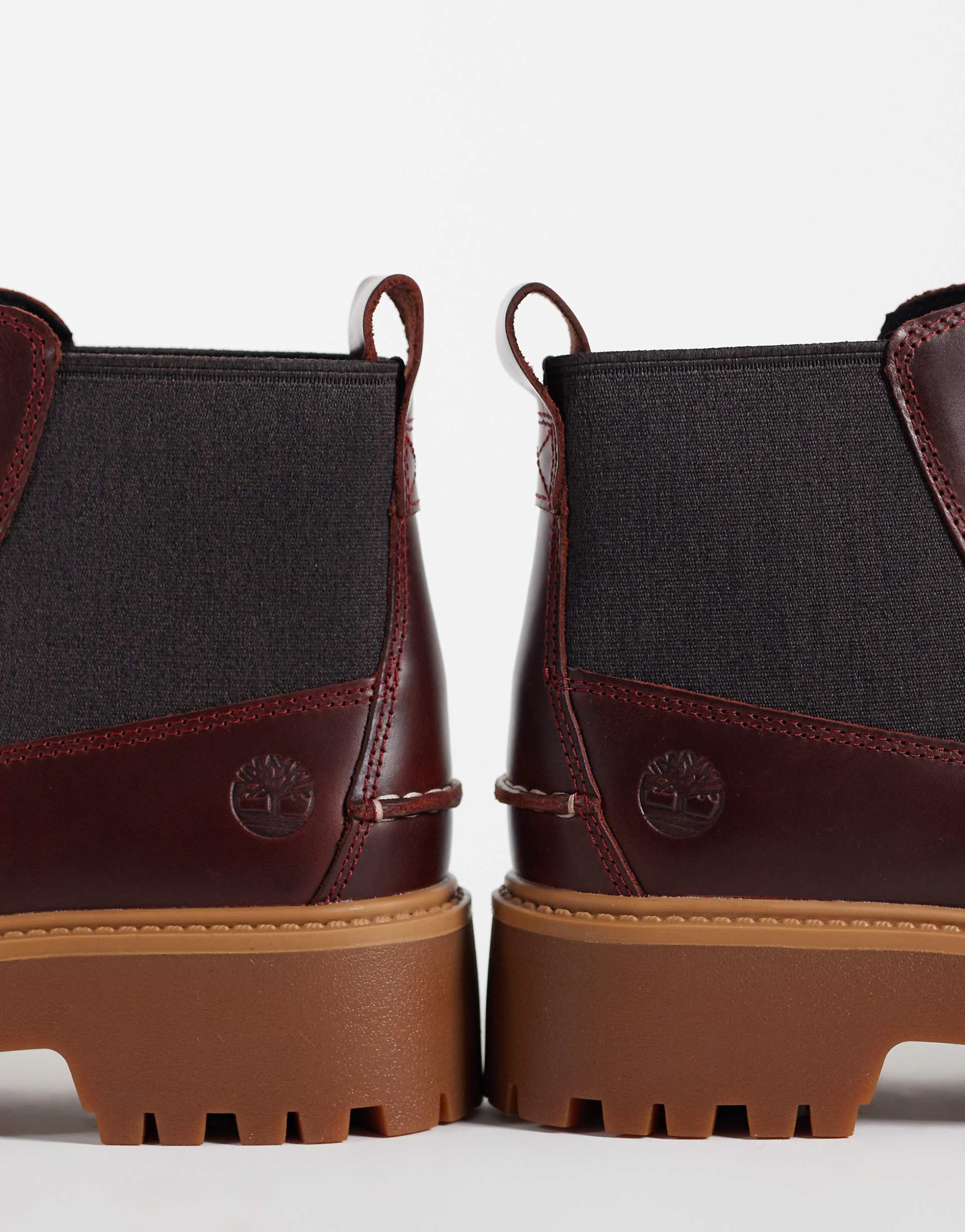 Дамски боти Women’s Platform Chelsea Boots Timberland Stone Street TB0A5TGPEIW Burgundy logo view