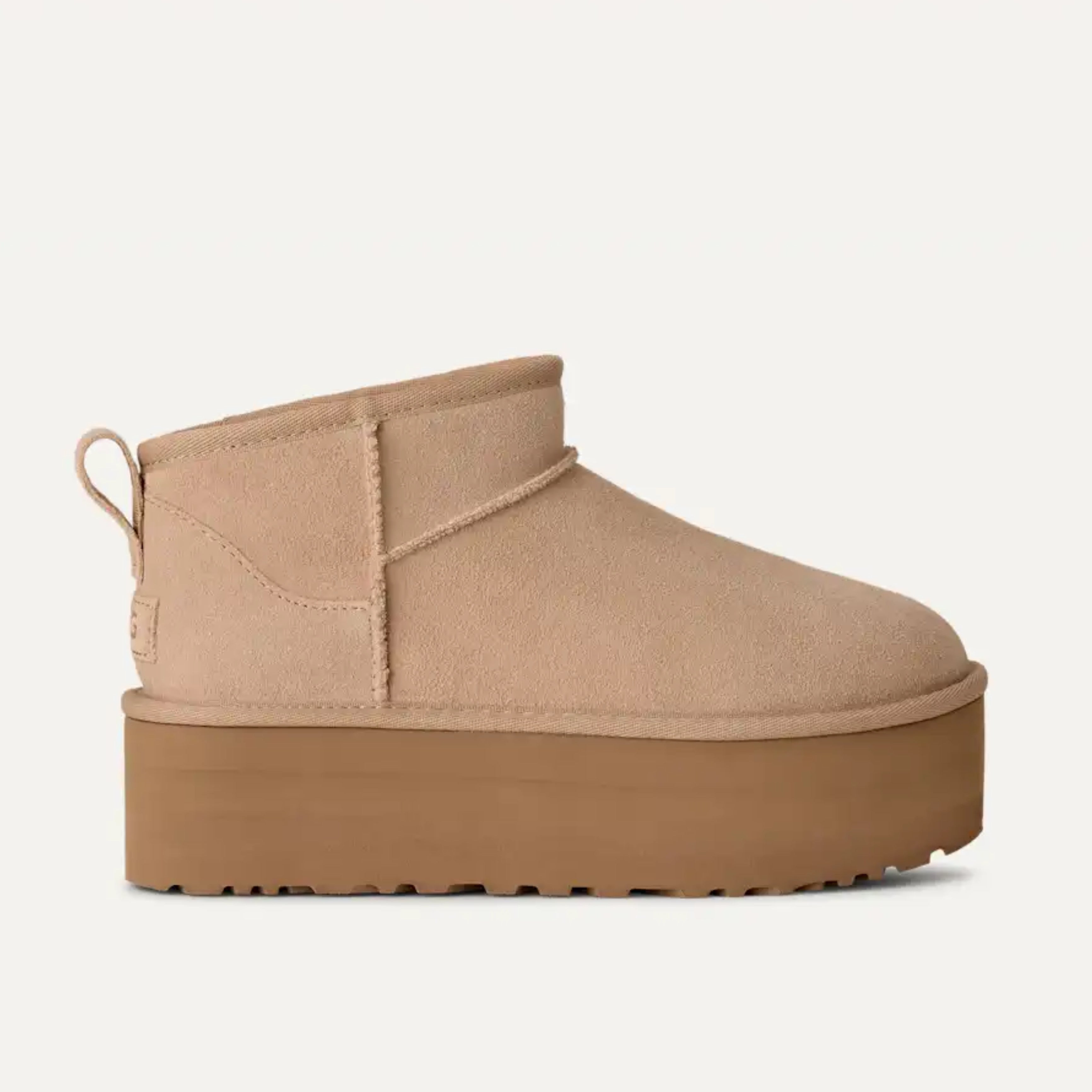 Дамски боти Women’s ankle boots UGG Classic Ultra Mini Platform Boot 1135092 Sand