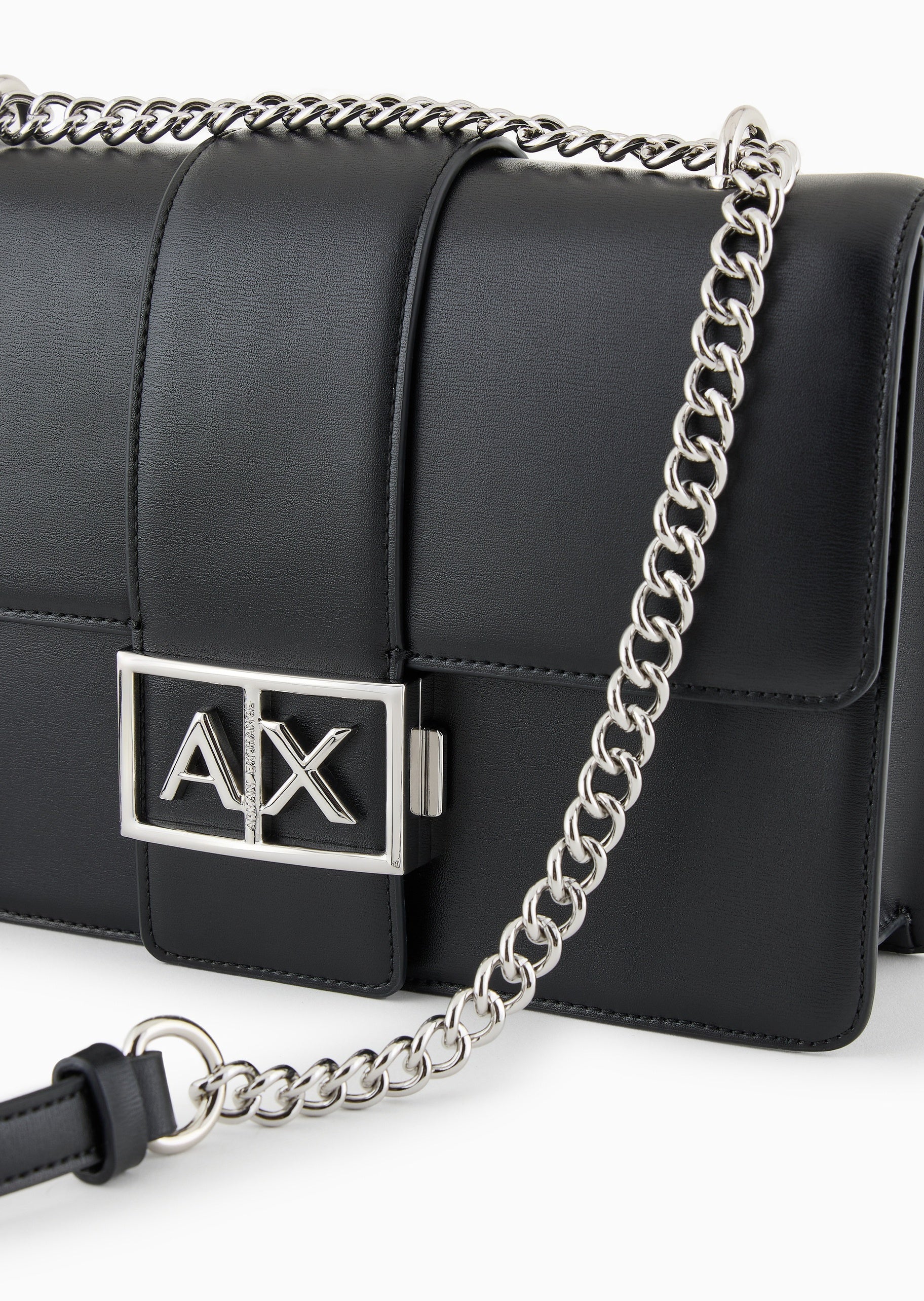 Дамска чанта през рамо Women’s crossbody bag Armani Exchange XW000070 AF12039 UC001 Black close up view