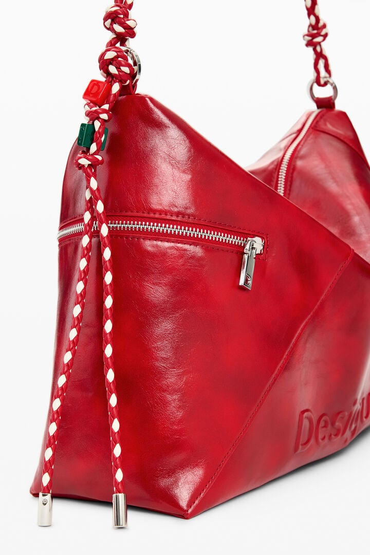 Дамска чанта за ръка Women’s handbag Desigual 26SAXPA8 3000 Red back view 3