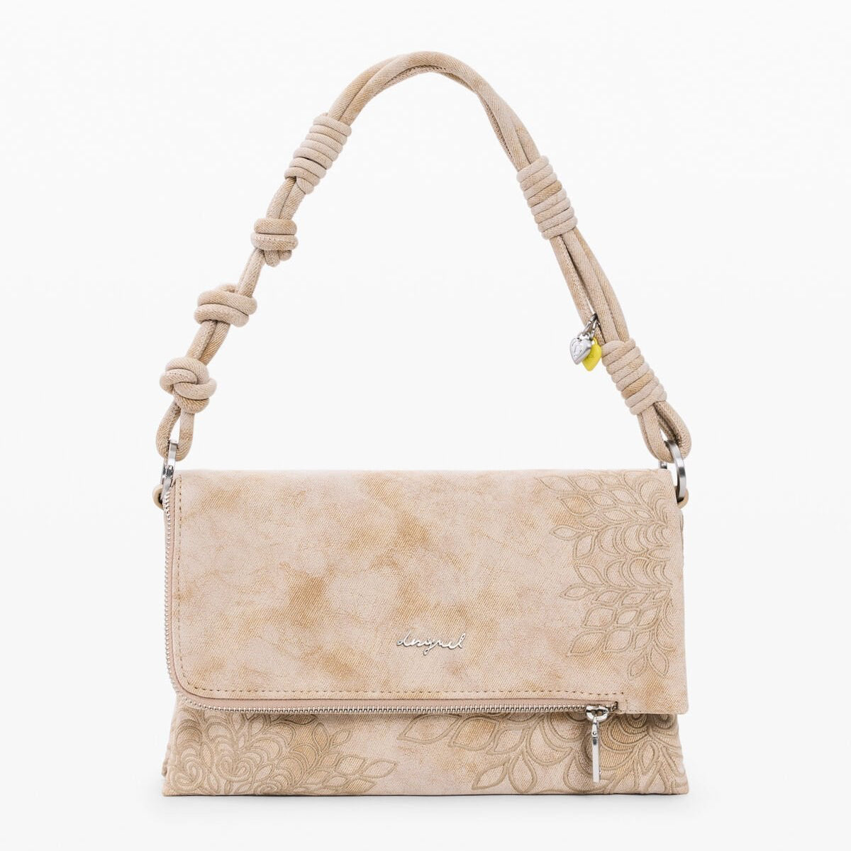 Дамска чанта за ръка Women’s handbag Desigual 26SAXPB9 1018 Beige