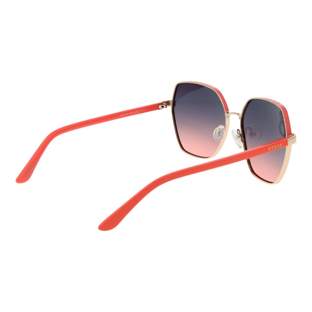 Дамски слънчеви очила Women’s metal sunglasses Guess GU00108 74B Coral angled view