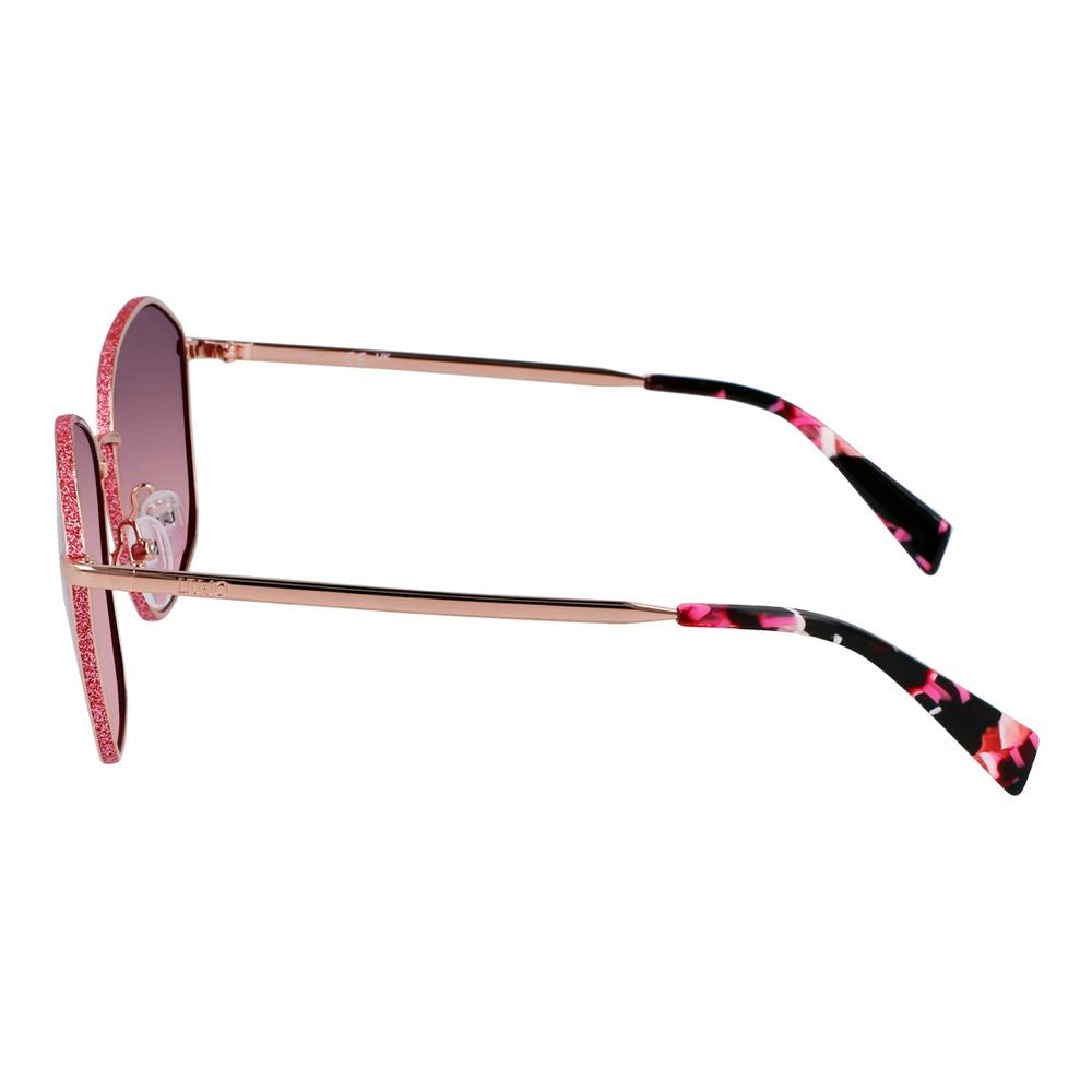 Дамски слънчеви очила Women’s metal sunglasses LIU JO LJ157S 770 Pink side view
