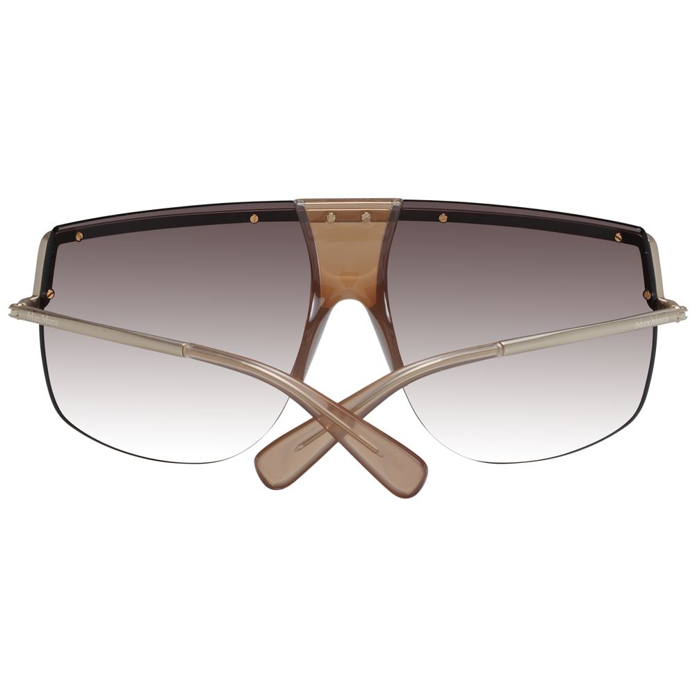 Дамски слънчеви очила Women’s metal sunglasses Max Mara MM0050 32F Gold back view