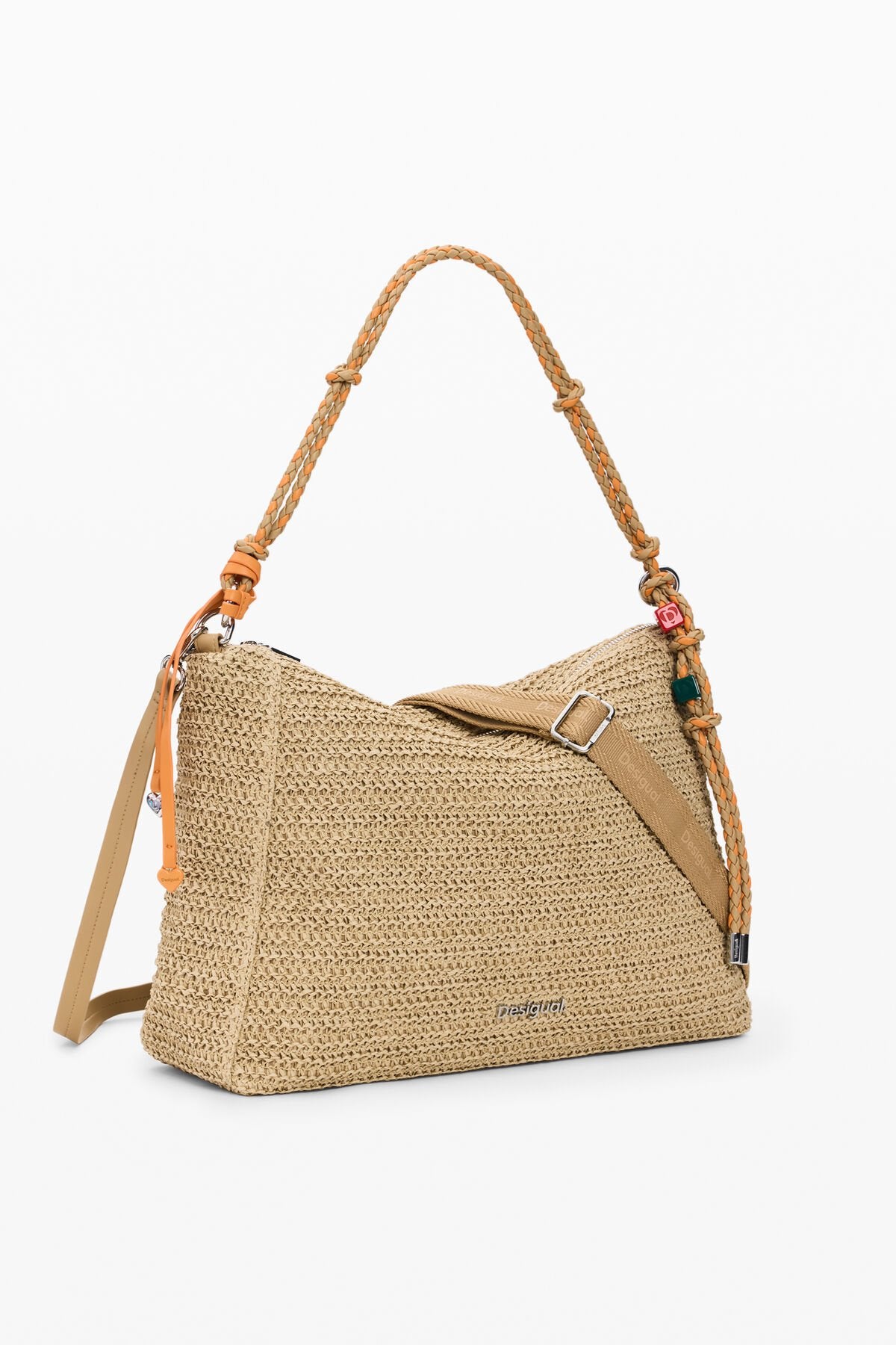 Дамска чанта Women’s raffia handbag Desigual
26SAXO04 1014 angled view