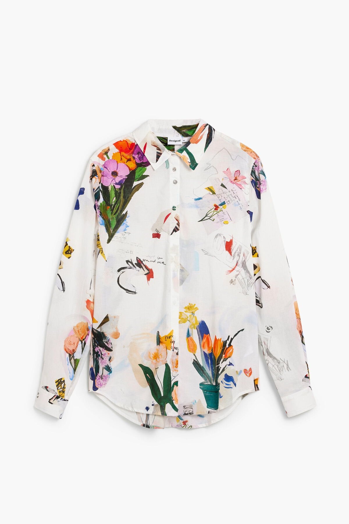 Дамска риза Women’s shirt Desigual
26SWCW211000 White front view 2