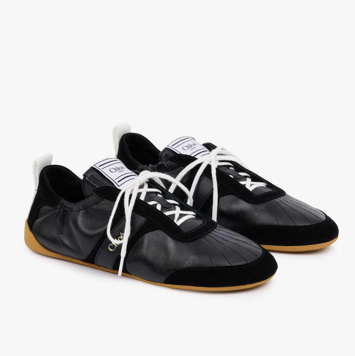 Дамски спортни обувки Women’s sneakers Chloè Kick CH26S15RVQ001 Black