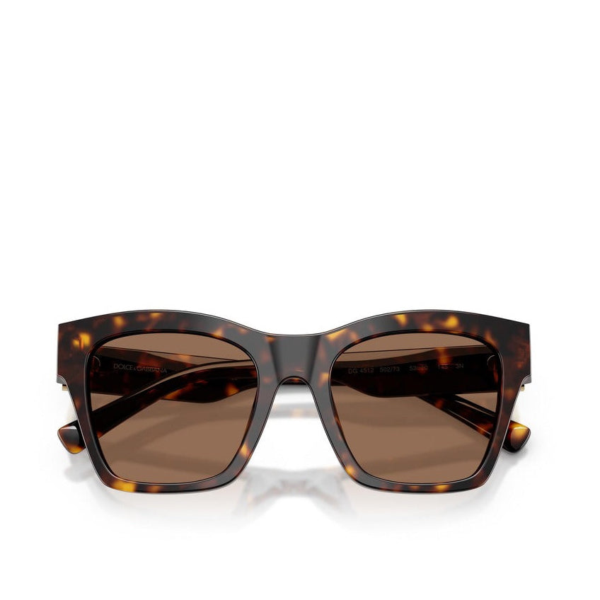 Дамски слънчеви очила Women’s sunglasses Dolce & Gabbana DG4512 502 73 Brown Havana top view