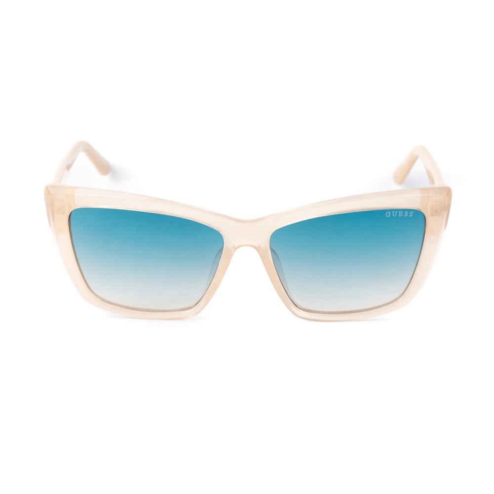 Дамски слънчеви очила Women’s sunglasses GUESS GU00098 25P Transparent Beige front view