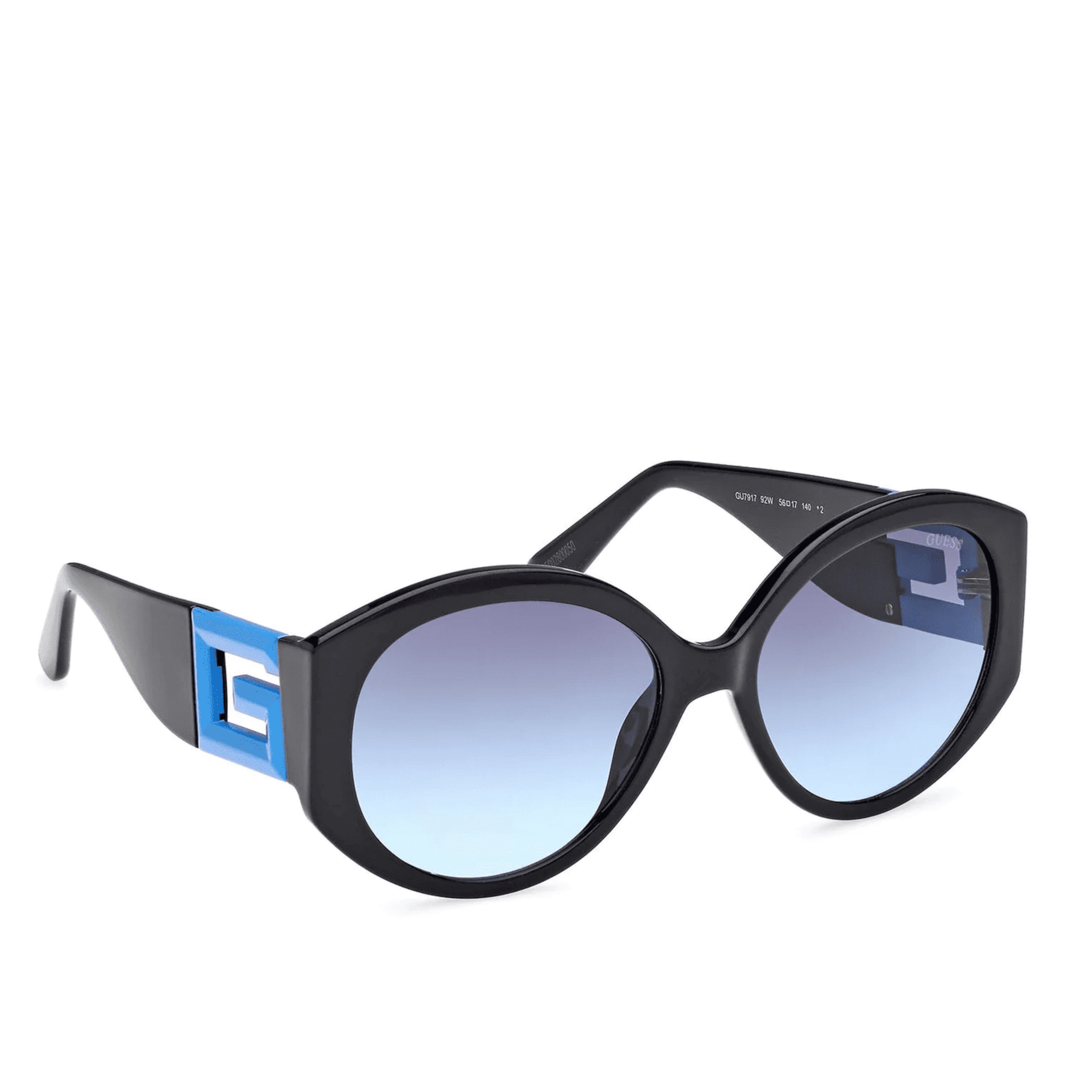 Дамски слънчеви очила Women’s sunglasses Guess GU7917 92W Black and Blue angled view