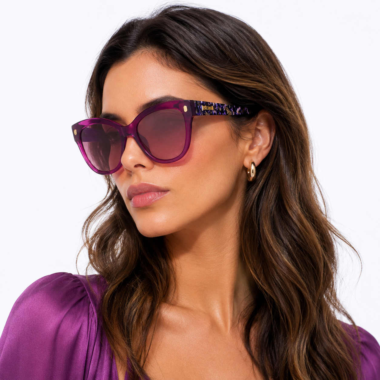 Дамски слънчеви очила Women’s sunglasses JUST CAVALLI SJC043 09FE lifestyle view