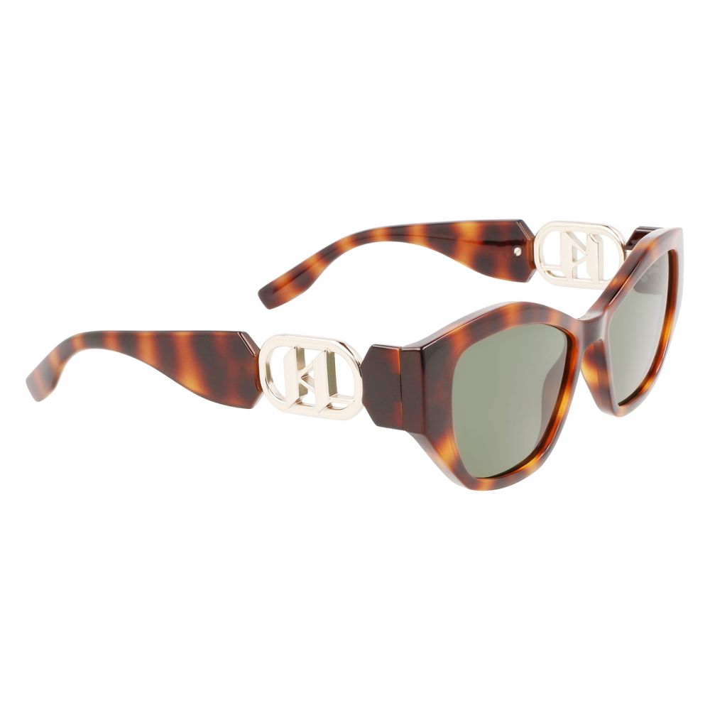 Дамски слънчеви очила Women’s sunglasses KARL LAGERFELD KL6086S240 Brown angled view