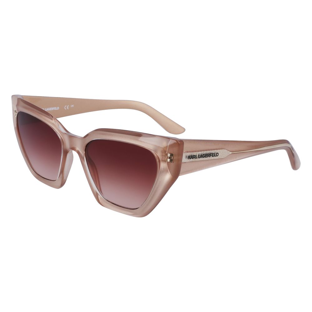 Дамски слънчеви очила Women’s sunglasses KARL LAGERFELD KL6145S278 Brown angled view
