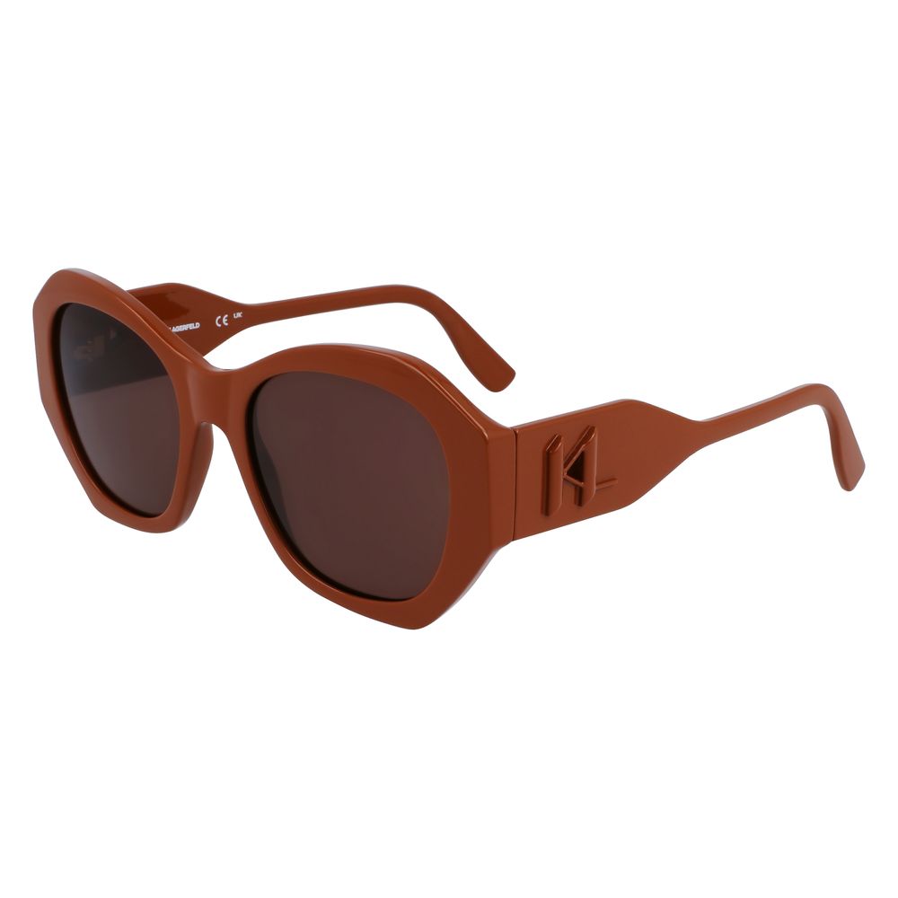 Дамски слънчеви очила Women’s sunglasses KARL LAGERFELD KL6146S200 Brown angled view