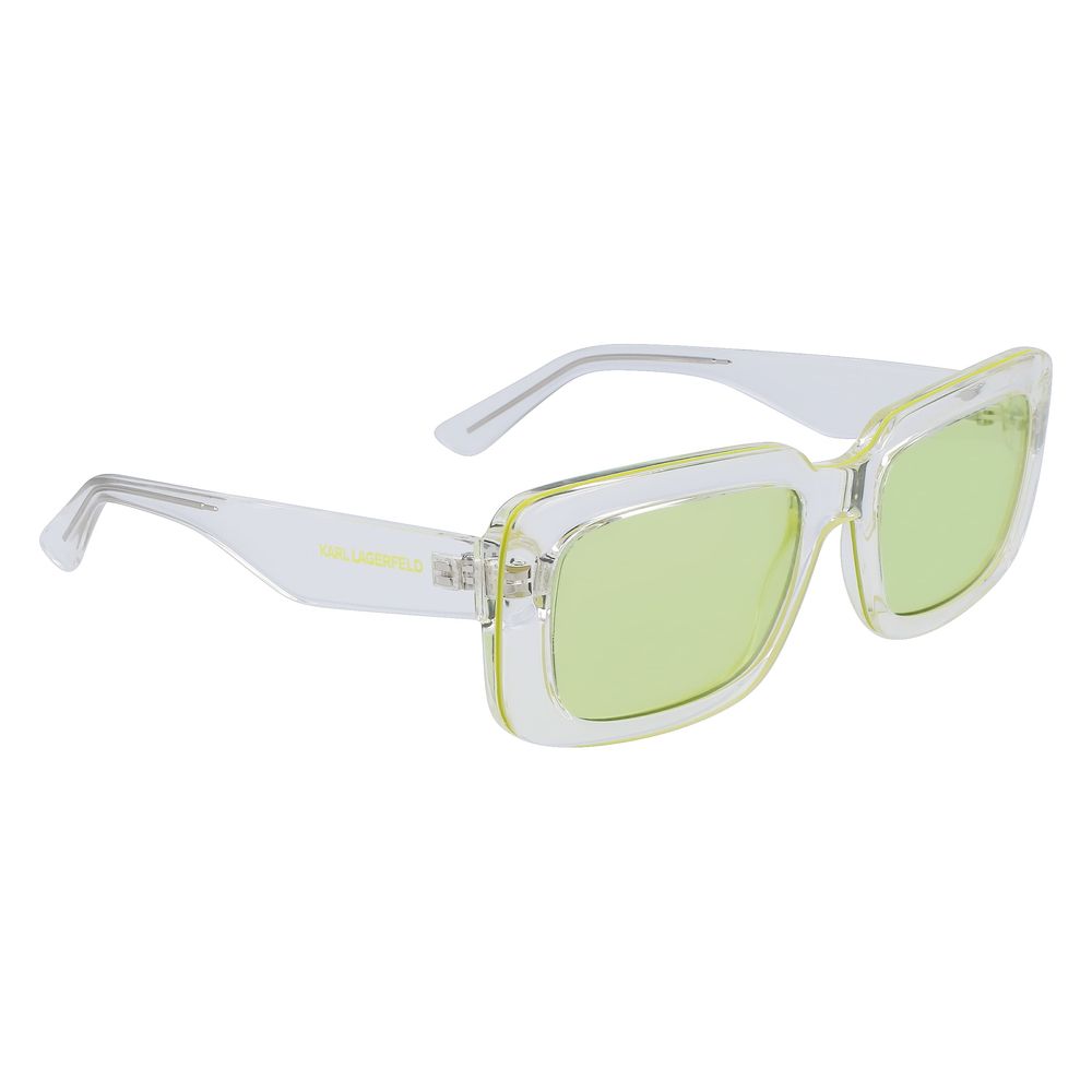 Дамски слънчеви очила Women’s sunglasses Karl Lagerfled KL6101S 970 Transparent angled view