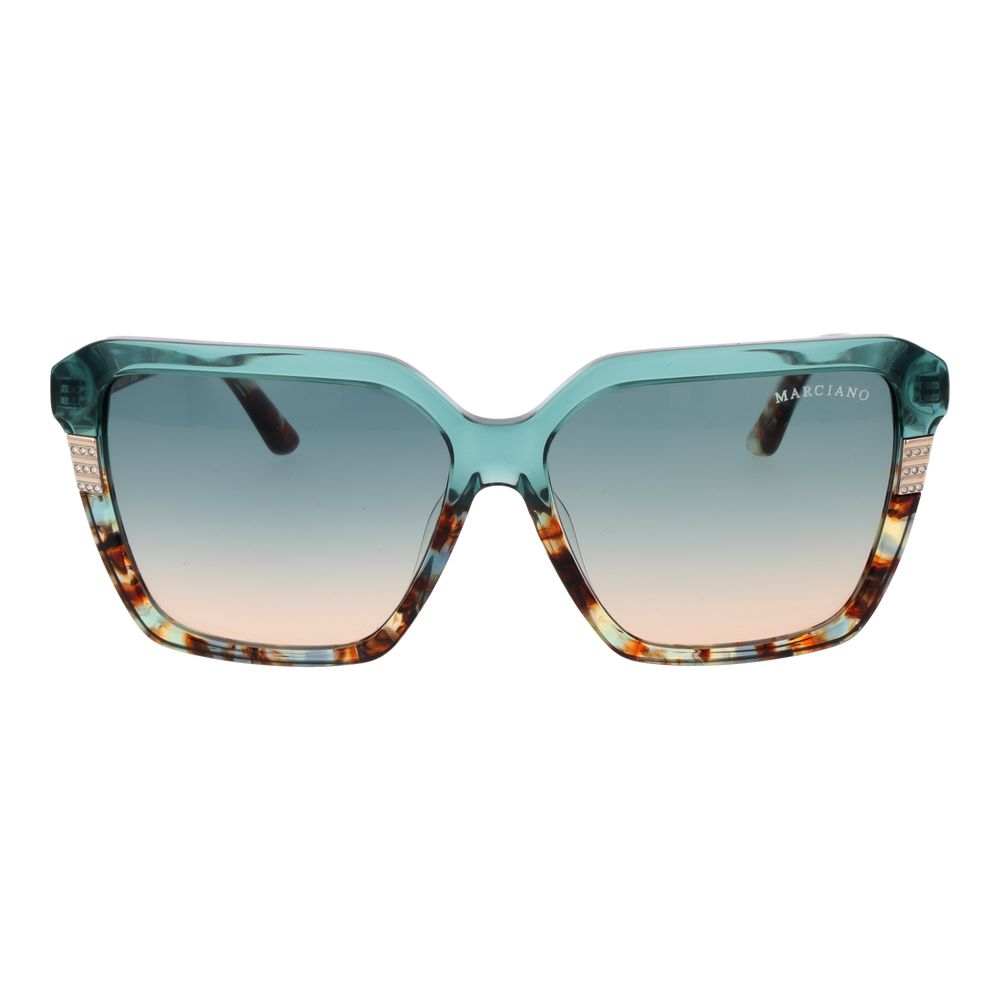 Дамски слънчеви очила Women’s sunglasses Marciano by Guess GM00009 87W Turquoise front view