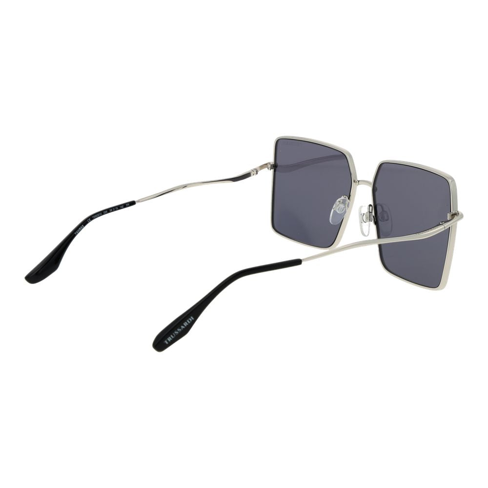 Дамски слънчеви очила Women’s sunglasses Trussardi TSW3010 03A Silver angled view