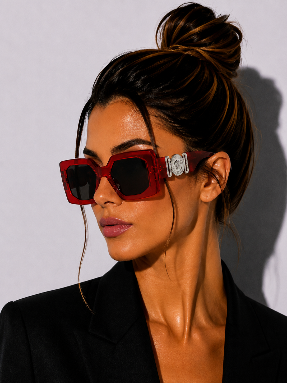 Дамски слънчеви очила Women’s sunglasses VERSACE VE4478 0087 Red lifestyle view