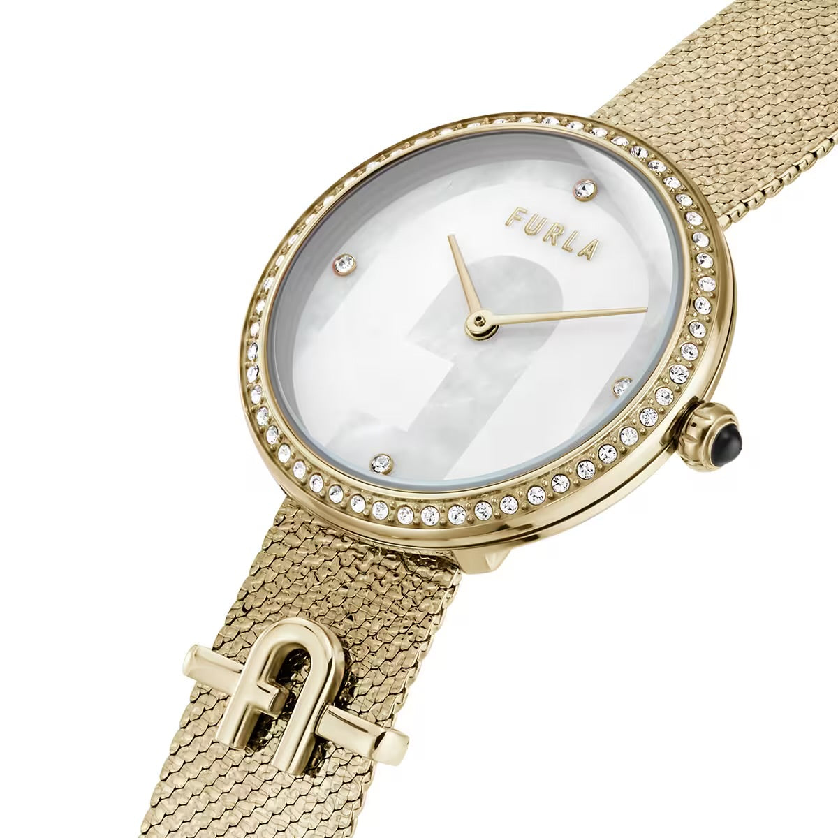 Дамски часовник Women’s watch Furla WW00022001L2 Golden close up view