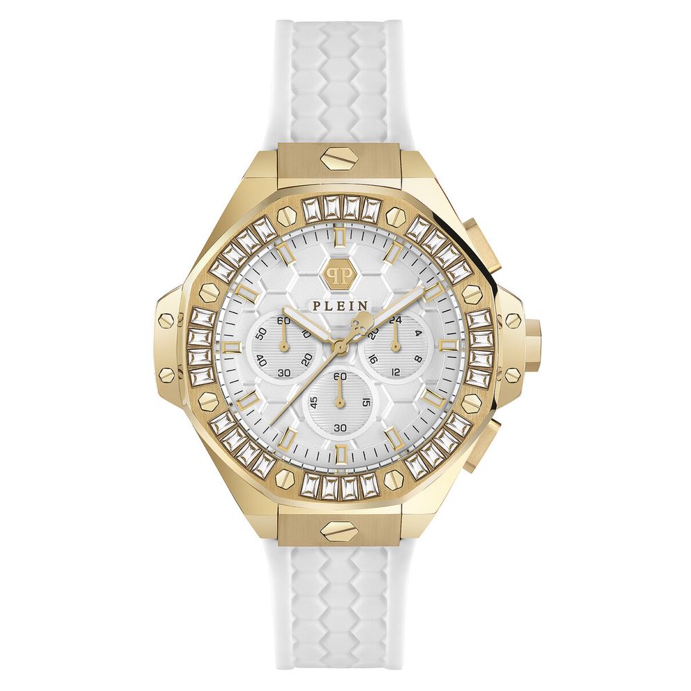 Дамски часовник Women’s watch Philipp Plein Chrono Royal PWPSA0624 White front view