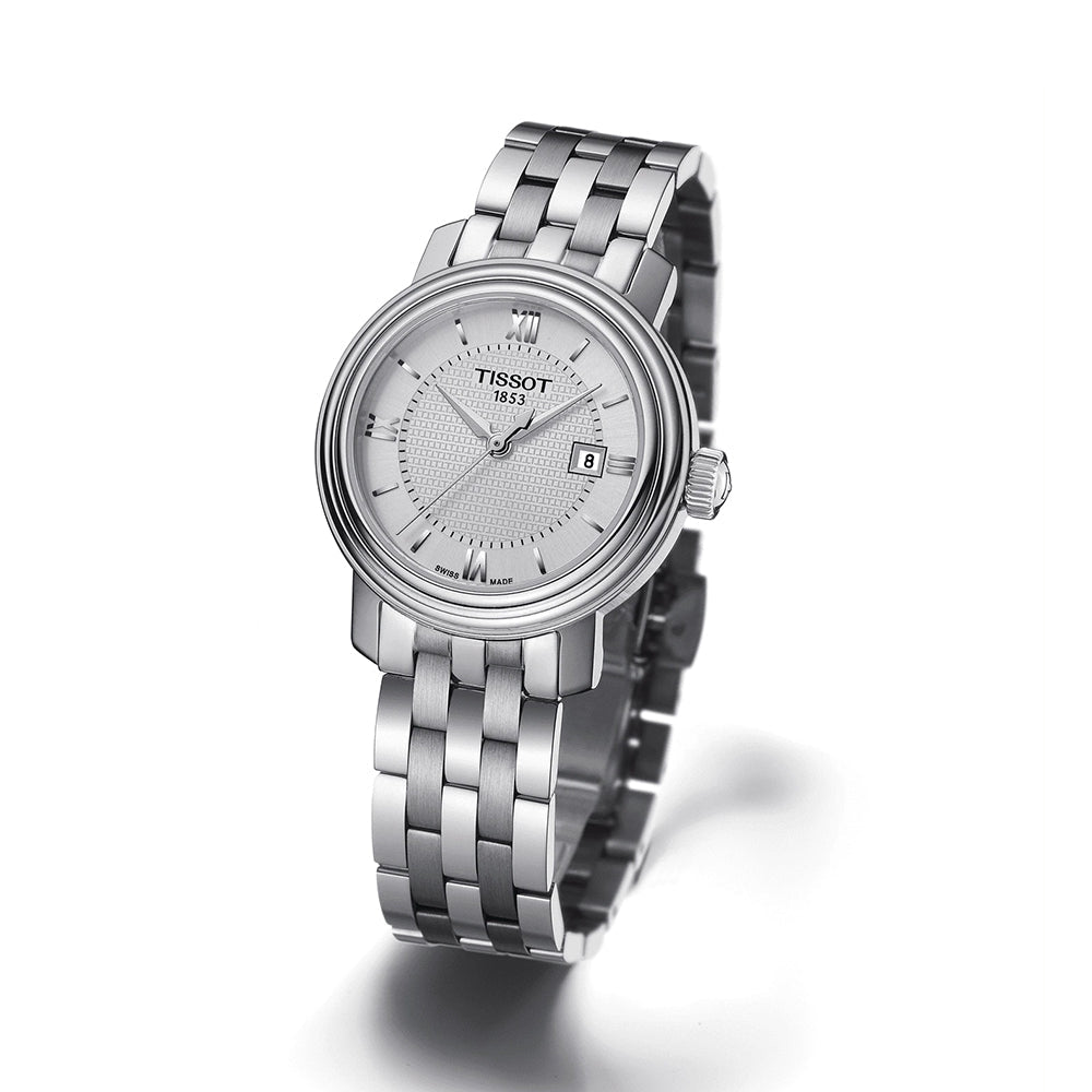 Дамски часовник Women’s watch Tissot Bridgeport Lady T0970101103800 Gray top view
