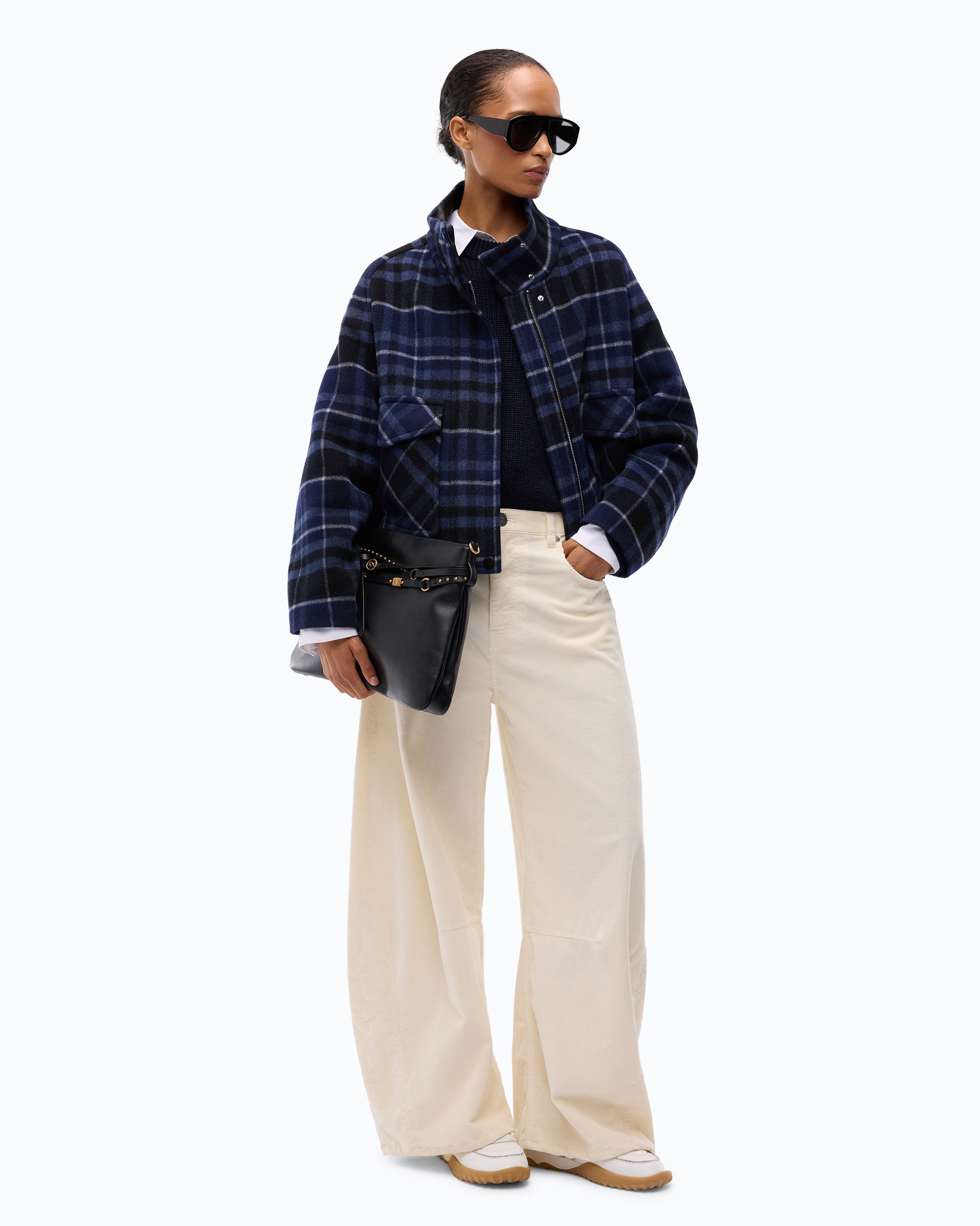 Дамско яке от мериносова вълна Women’s wool jacket Pinko 107572A3FW ZE9 head to toe view