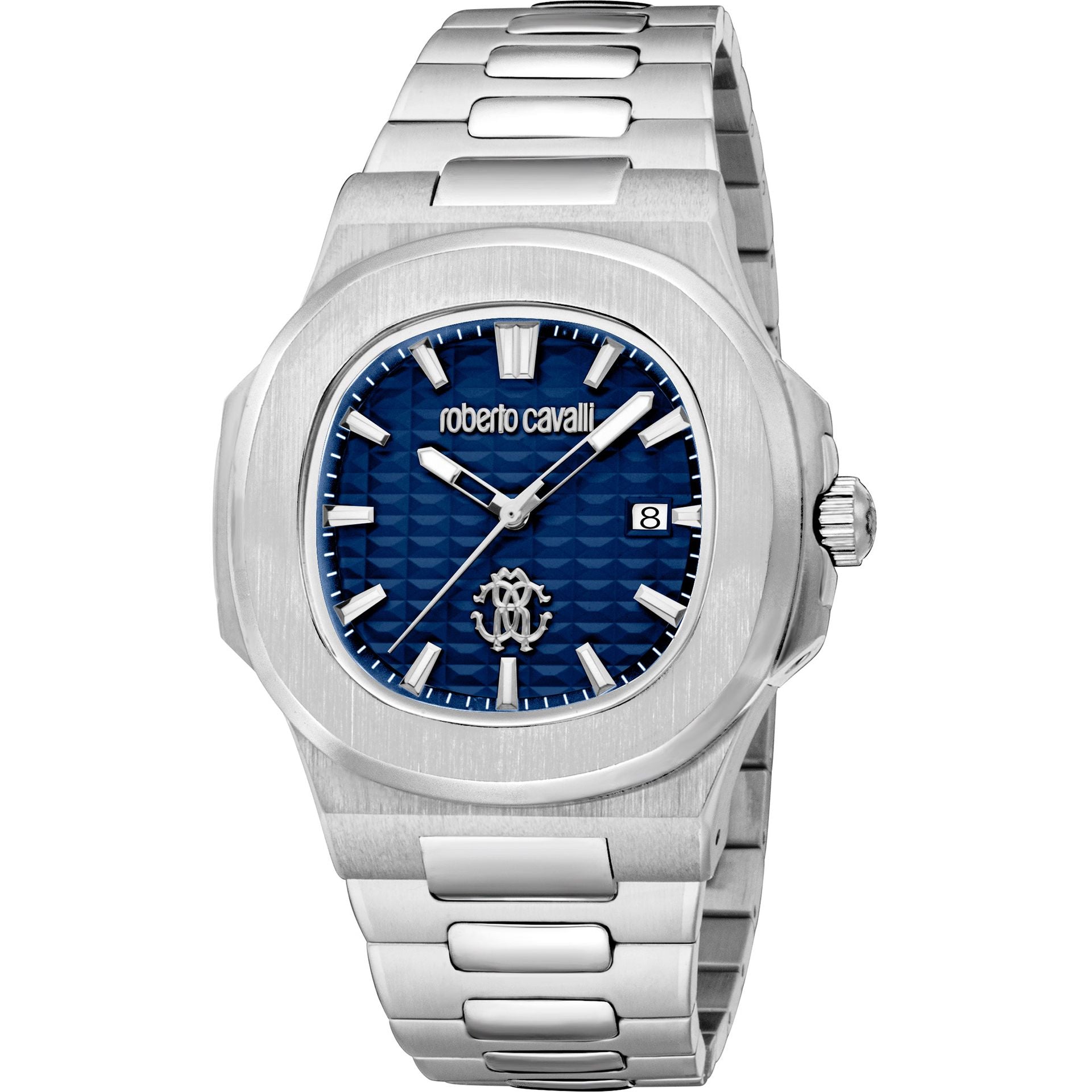 Мъжки часовник Men’s watch Roberto Cavalli RC5G136M0025 silver front view
