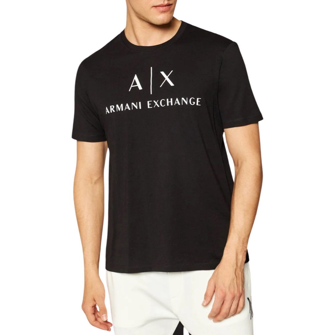 Мъжка черна тениска Armani Exchange 8NZTCJ Z8H4Z