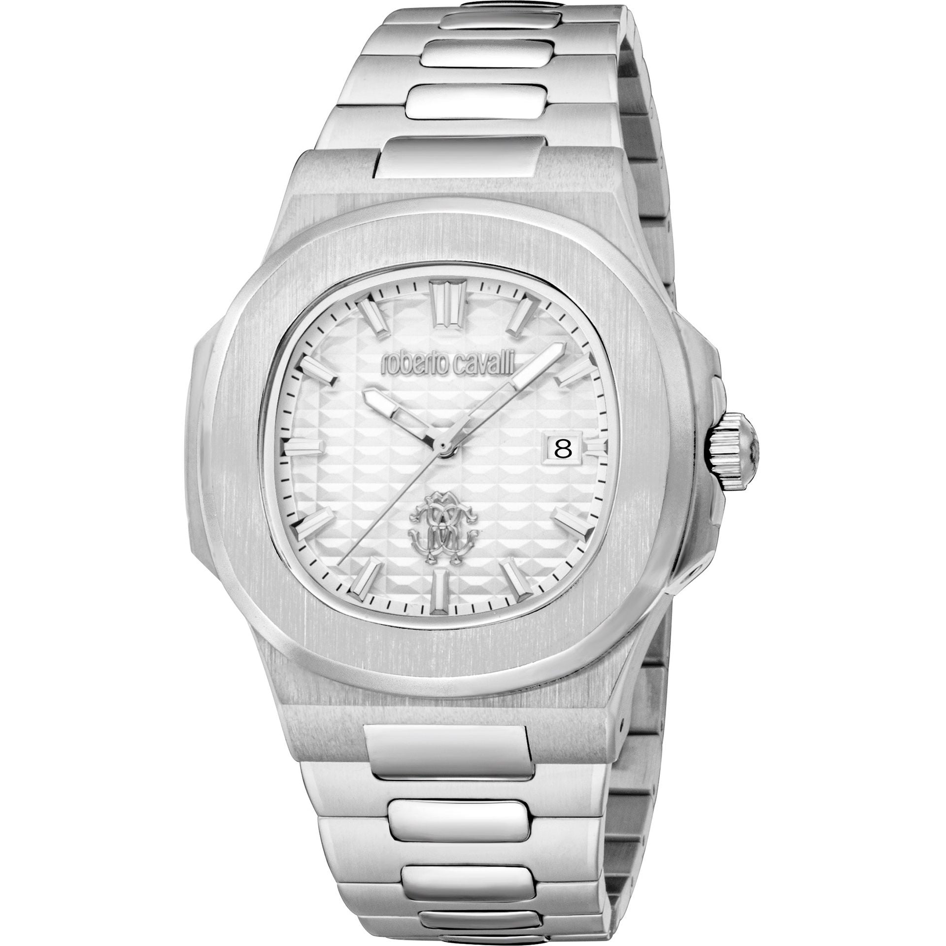 Мъжки часовник Men’s watch Roberto Cavalli RC5G136M0015 Silver front view