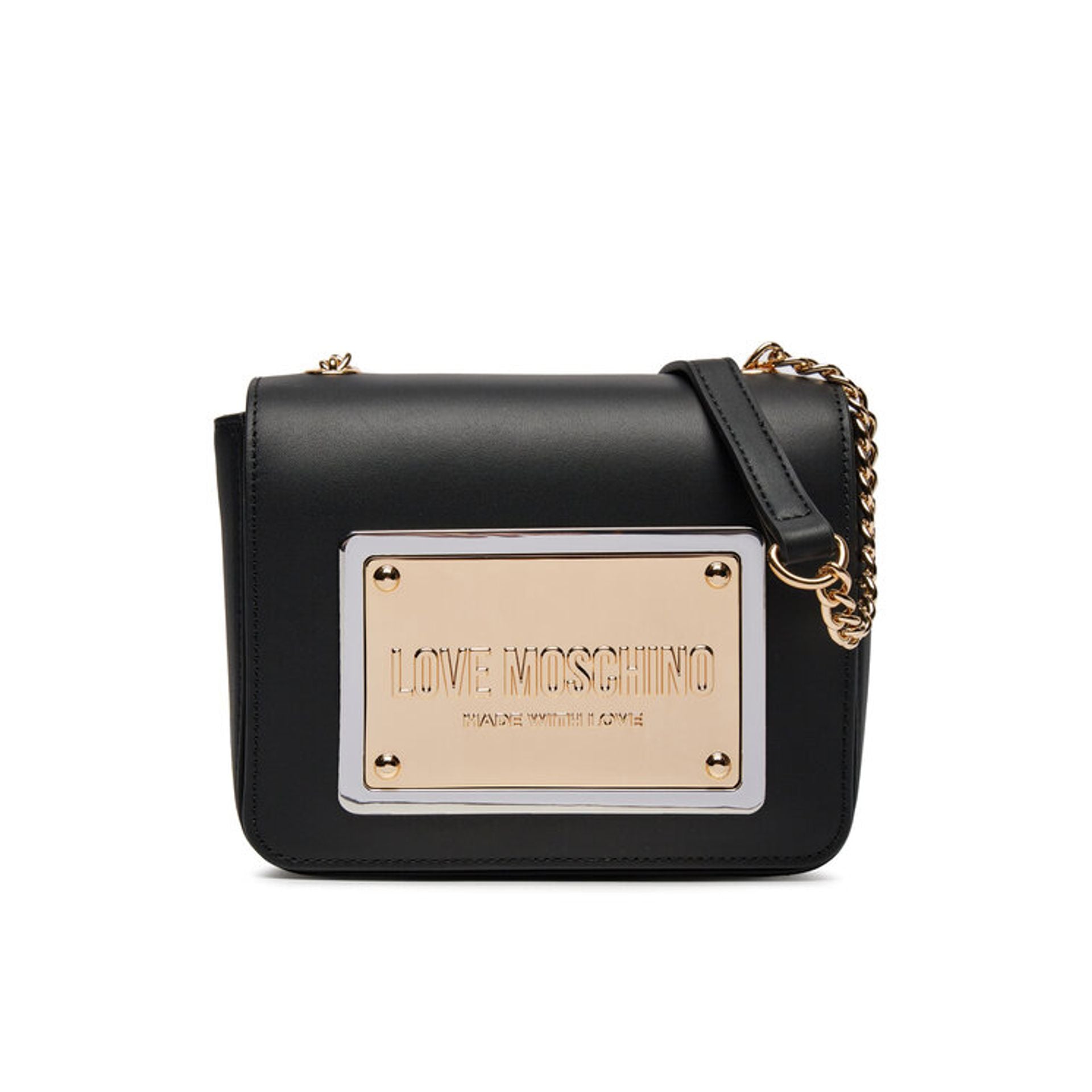 Дамска чанта Women’s shoulder bag Love Moschino JC4357PP0IK1200A Black front view
