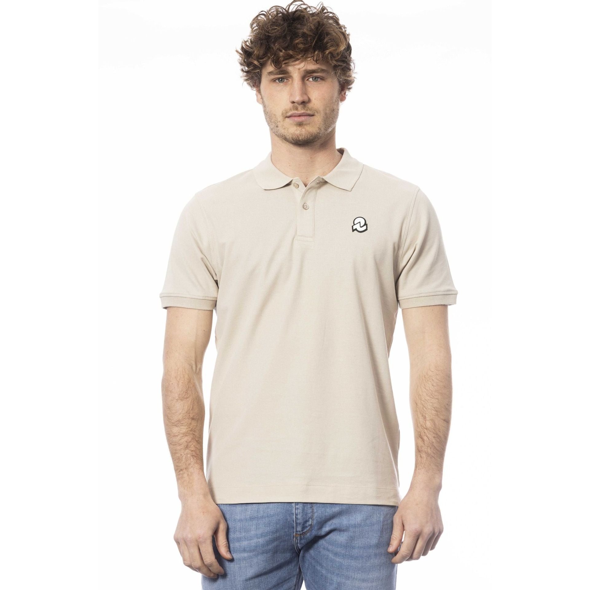 Мъжка поло тениска в бежово Men’s polo shirt Invicta 4452279U 9BEIGE Front view