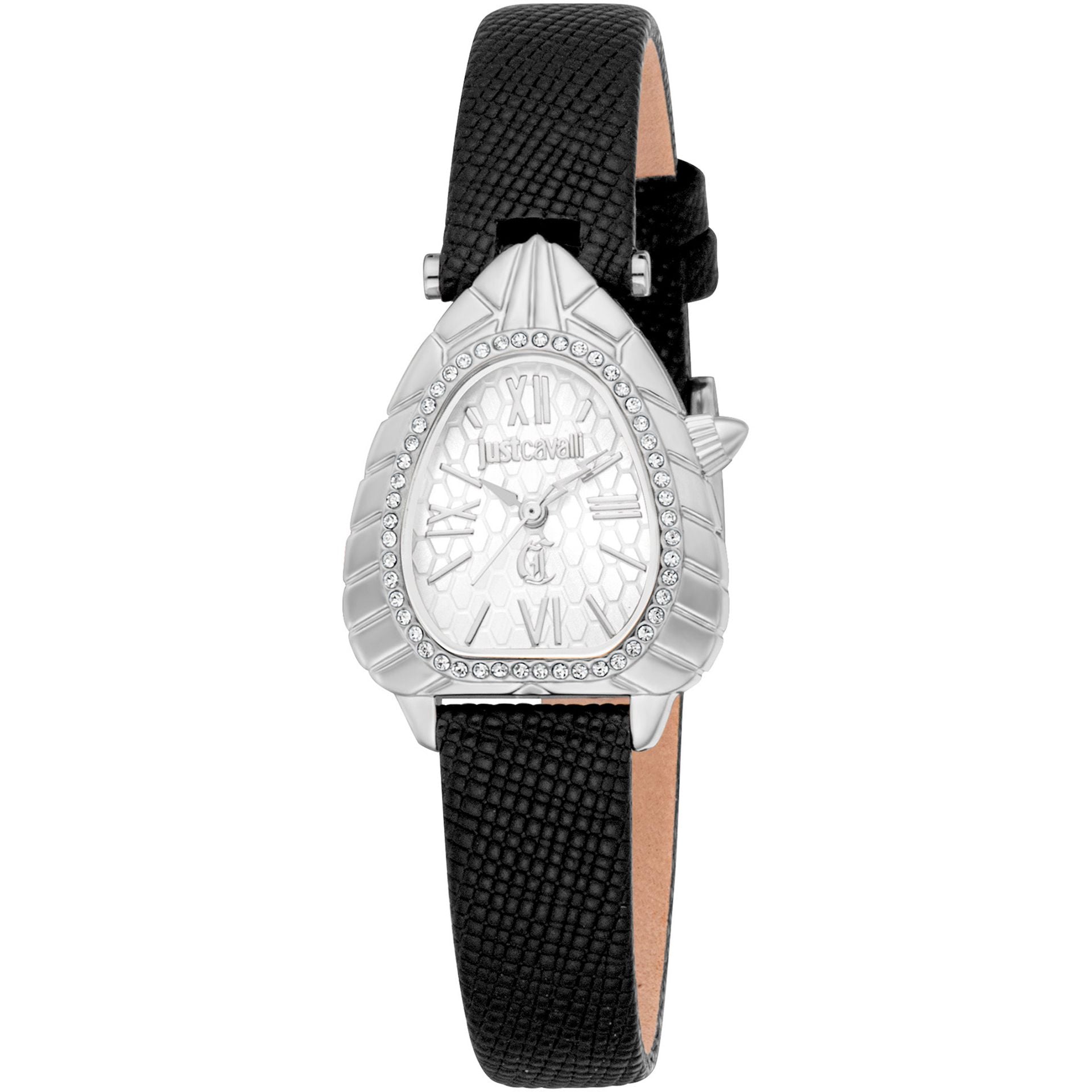 Дамски часовник Women’s watch Just Cavalli Animalier Perla JC1L366L0015
Leather Black Silver