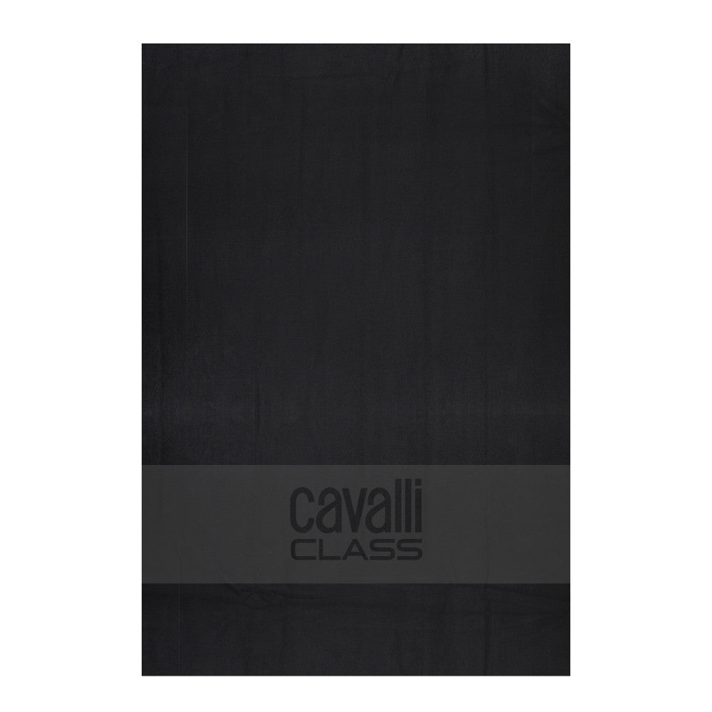 Плажна памучна кърпа в черно Beach towel Cavalli Class QXH01I RW006 05051 Black 171 cm / 89 cm full size view