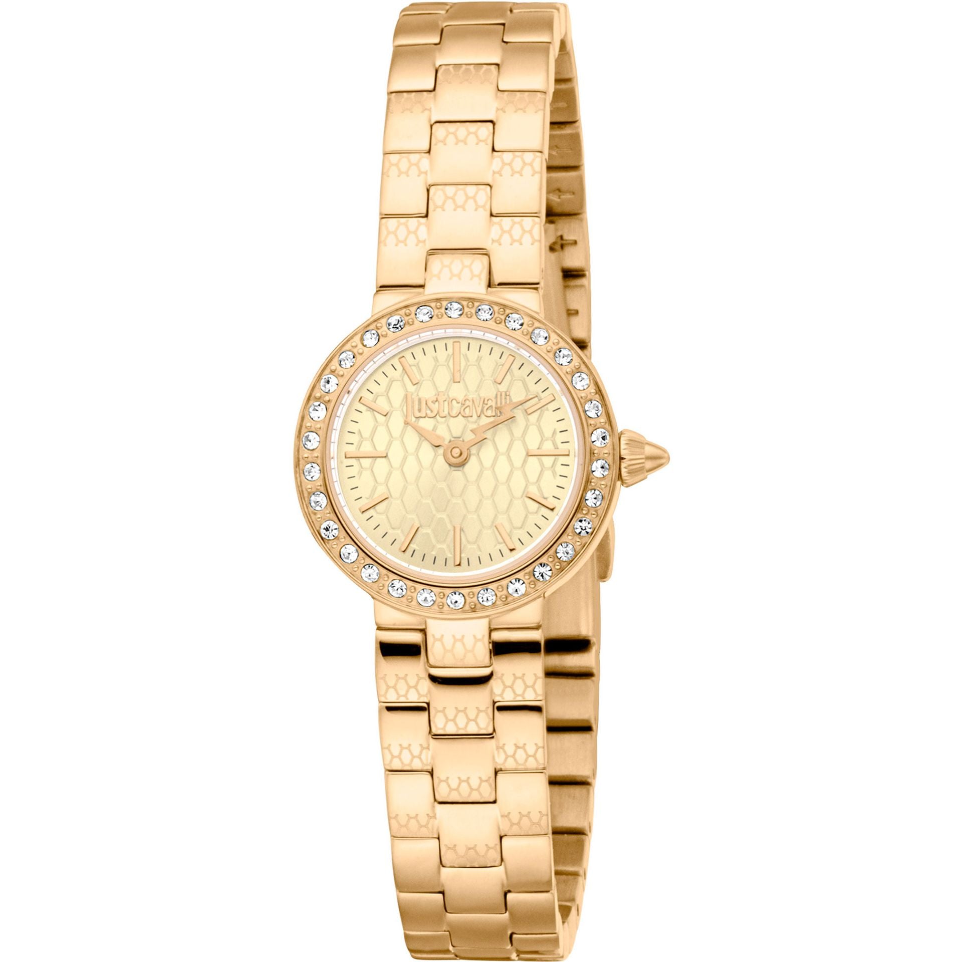 Дамски часовник Women’s watch Just Cavalli Glam Chic Serenita Mini JC1L362M0055 Yellow Gold Champagne