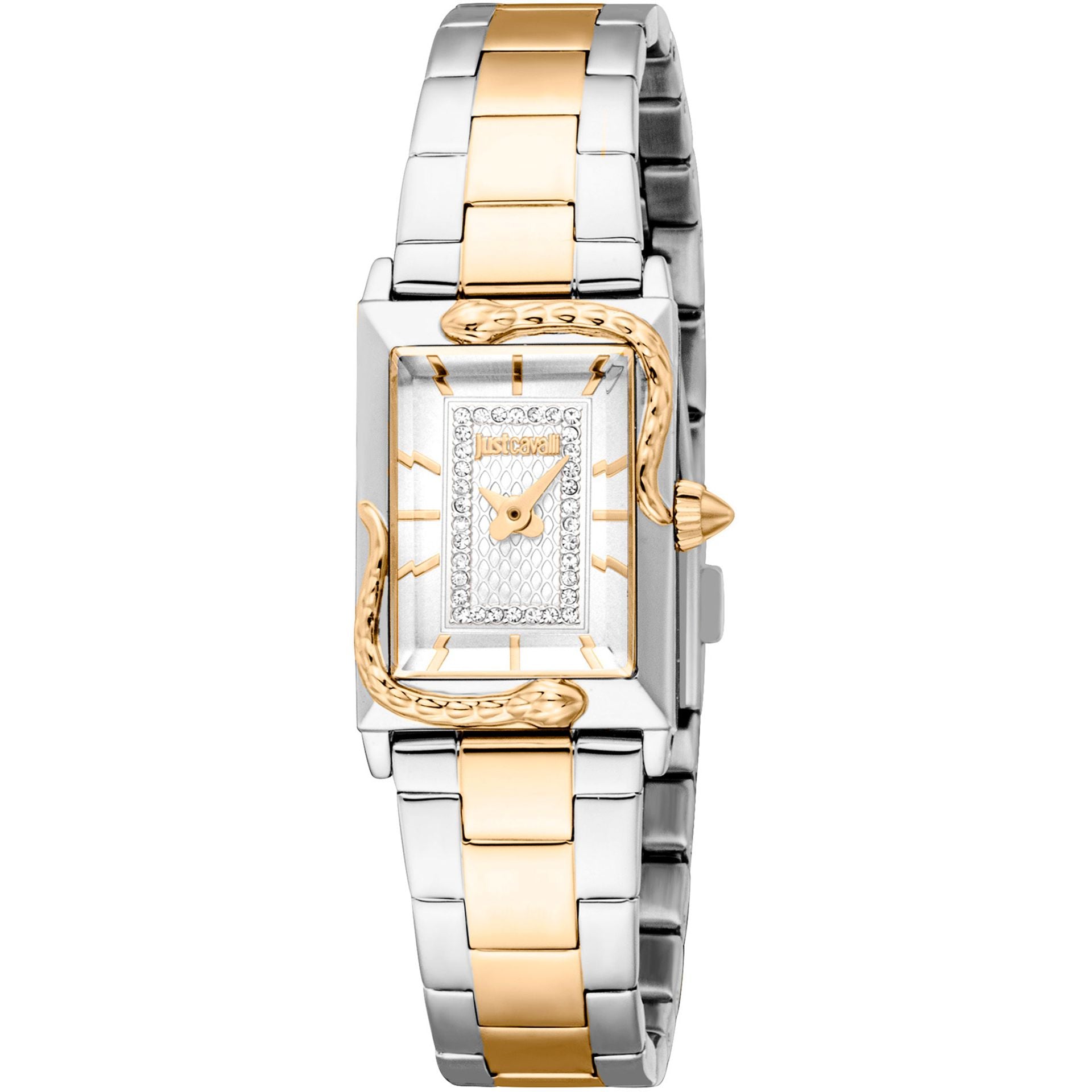 Дамски часовник Women’s watch Just Cavalli Animalier Dolcezza Snake JC1L364M0085 Two Tones YG Silver