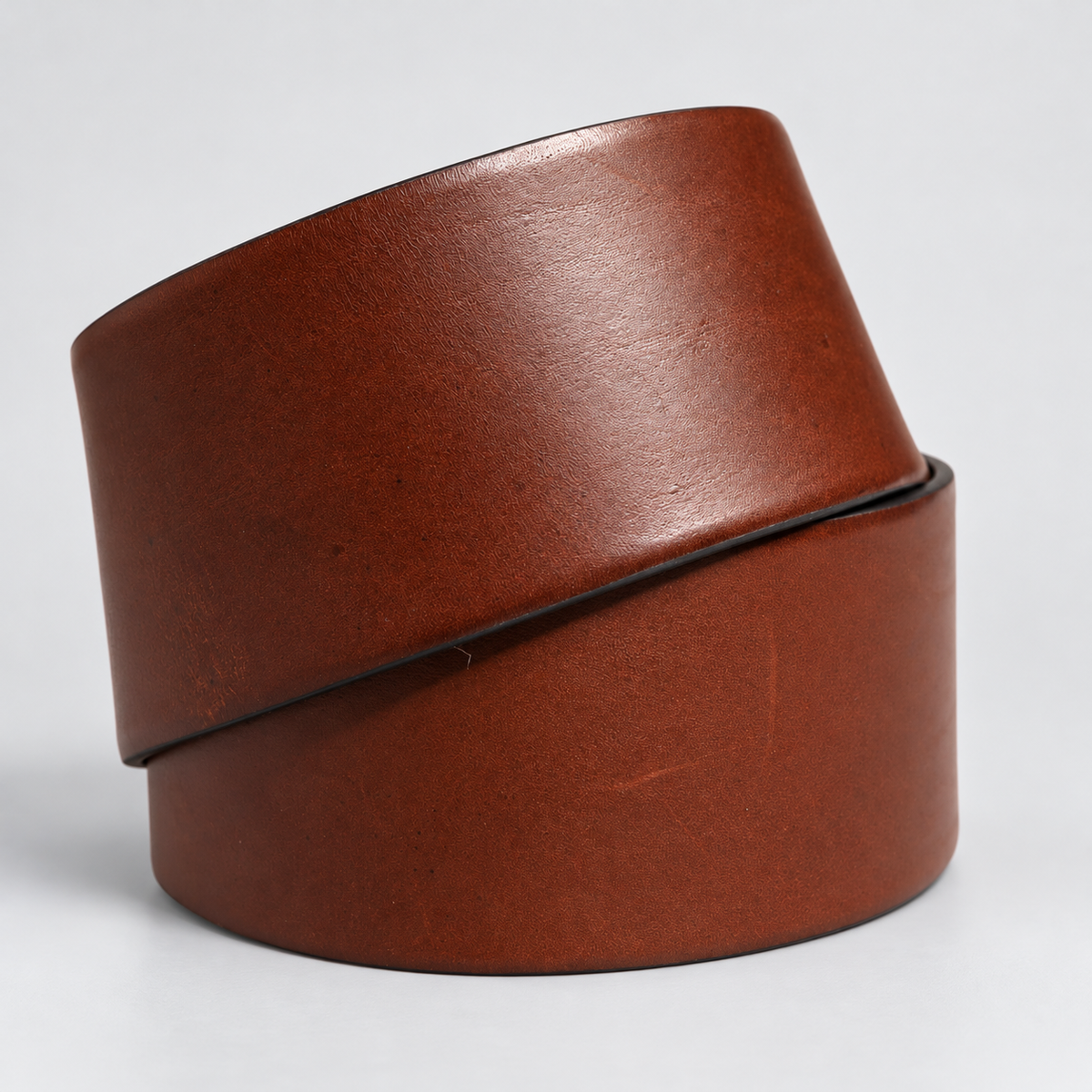 Dolce & Gabbana Brown Leather Wide Waist Metal Round Belt - BC4702 AO358 80044 - studio view 5