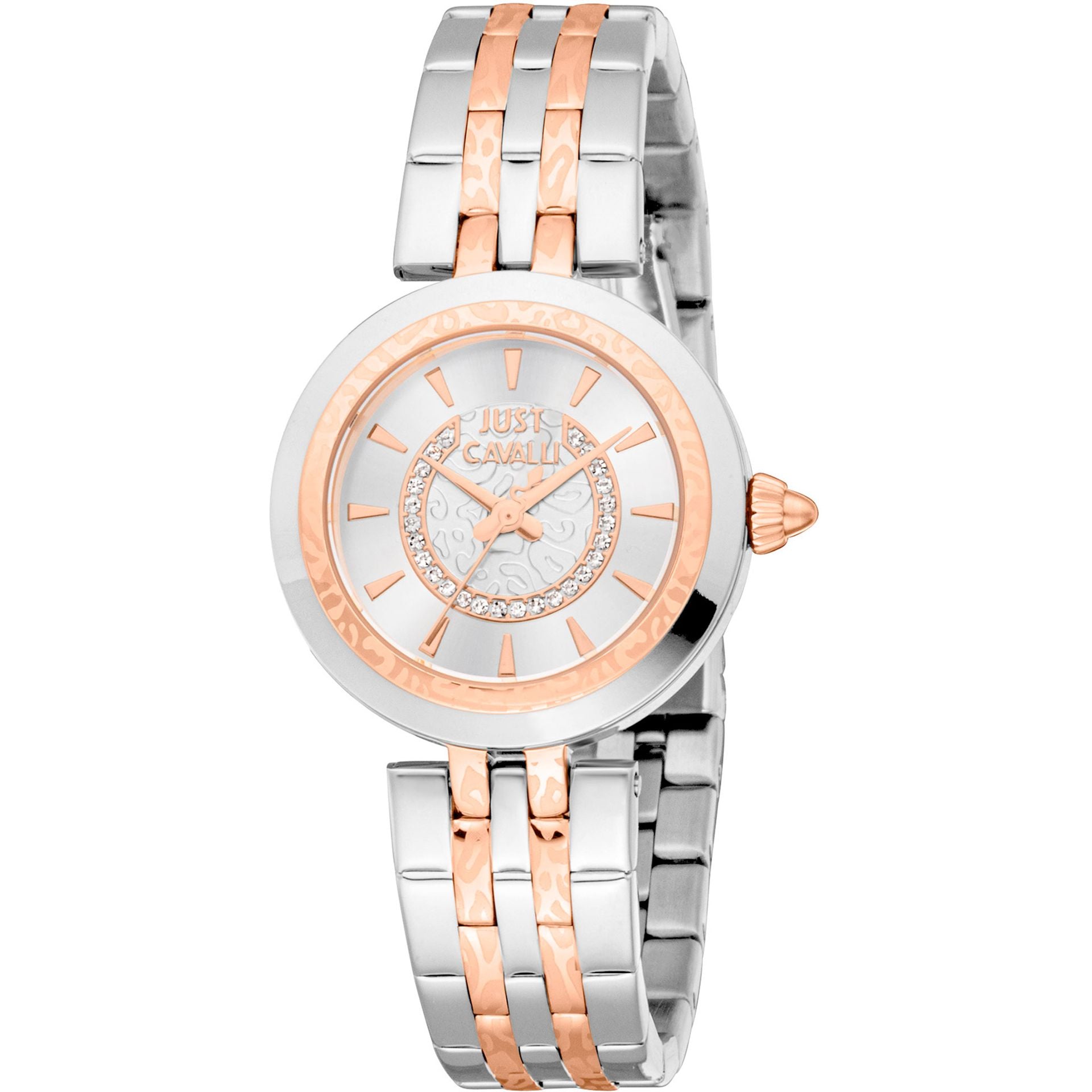 Дамски часовник Women’s watch Just Cavalli Animalier Preziosa JC1L314M0095
Two Tones RG Silver Grey